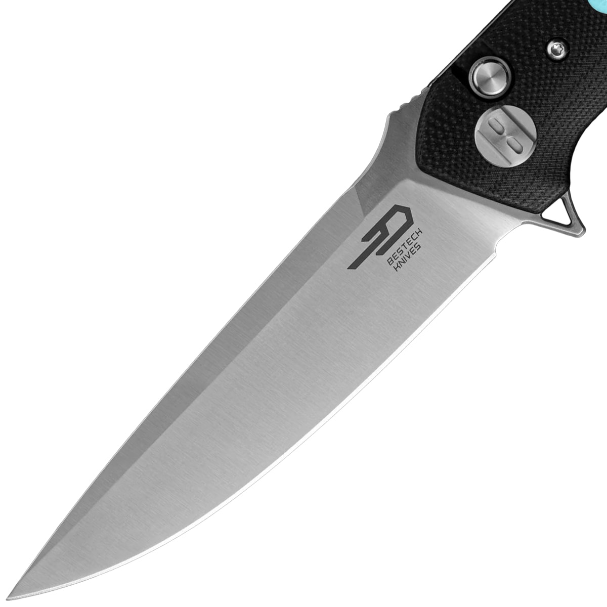 Nóż składany Bestech Knives BG62F Swordfish - Black/Light Blue