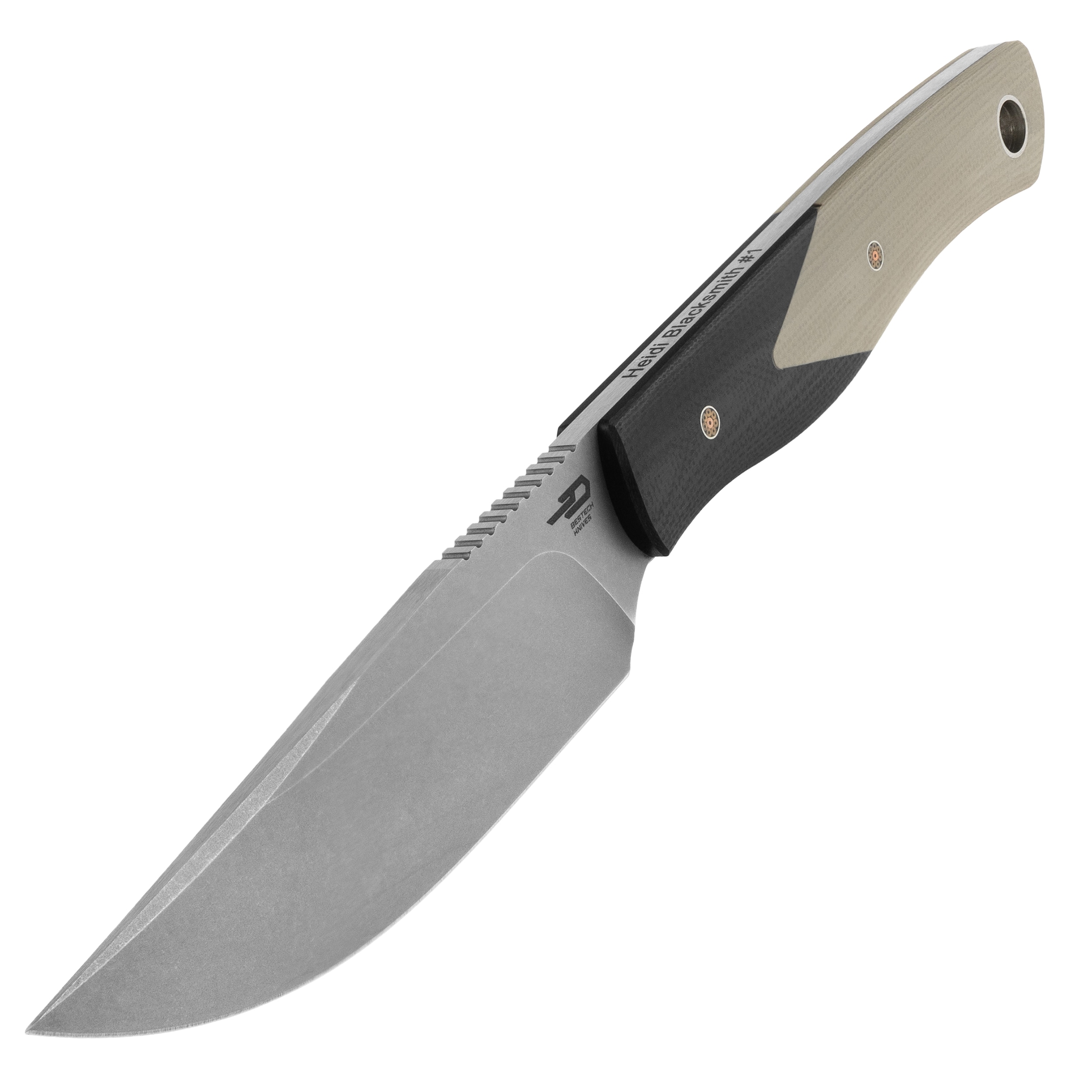 Ніж Bestech Heidi Blacksmith No. 1 G10 - Black/Beige