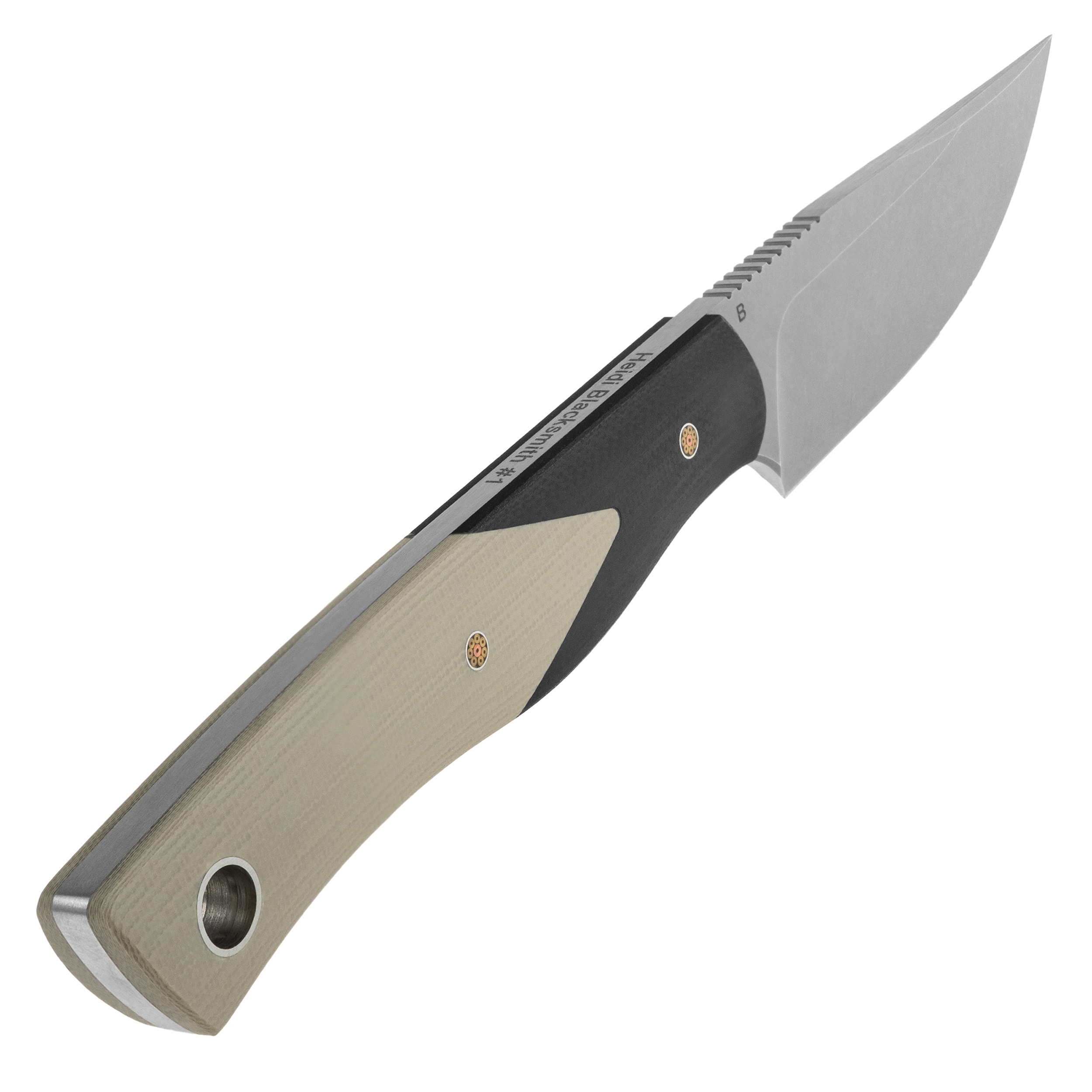 Ніж Bestech Heidi Blacksmith No. 1 G10 - Black/Beige