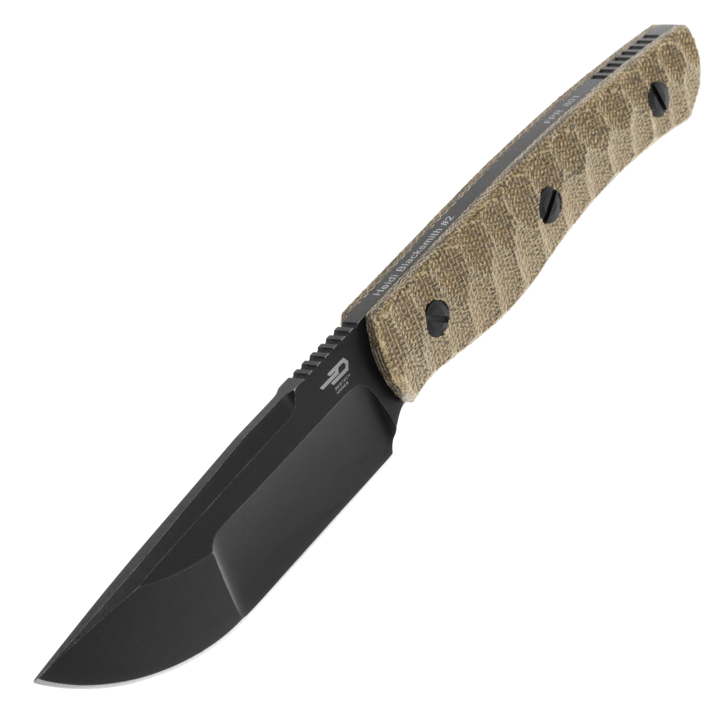 Nóż Bestech Heidi Blacksmith No. 2 Carbon Fiber - Green