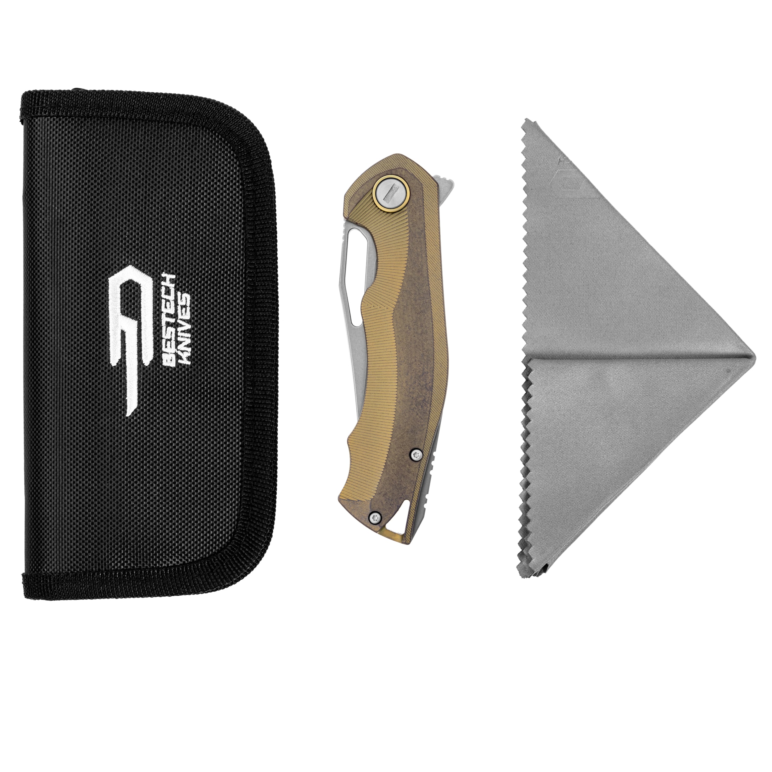 Nóż składany Bestech Knives Tercel - Retro Gold