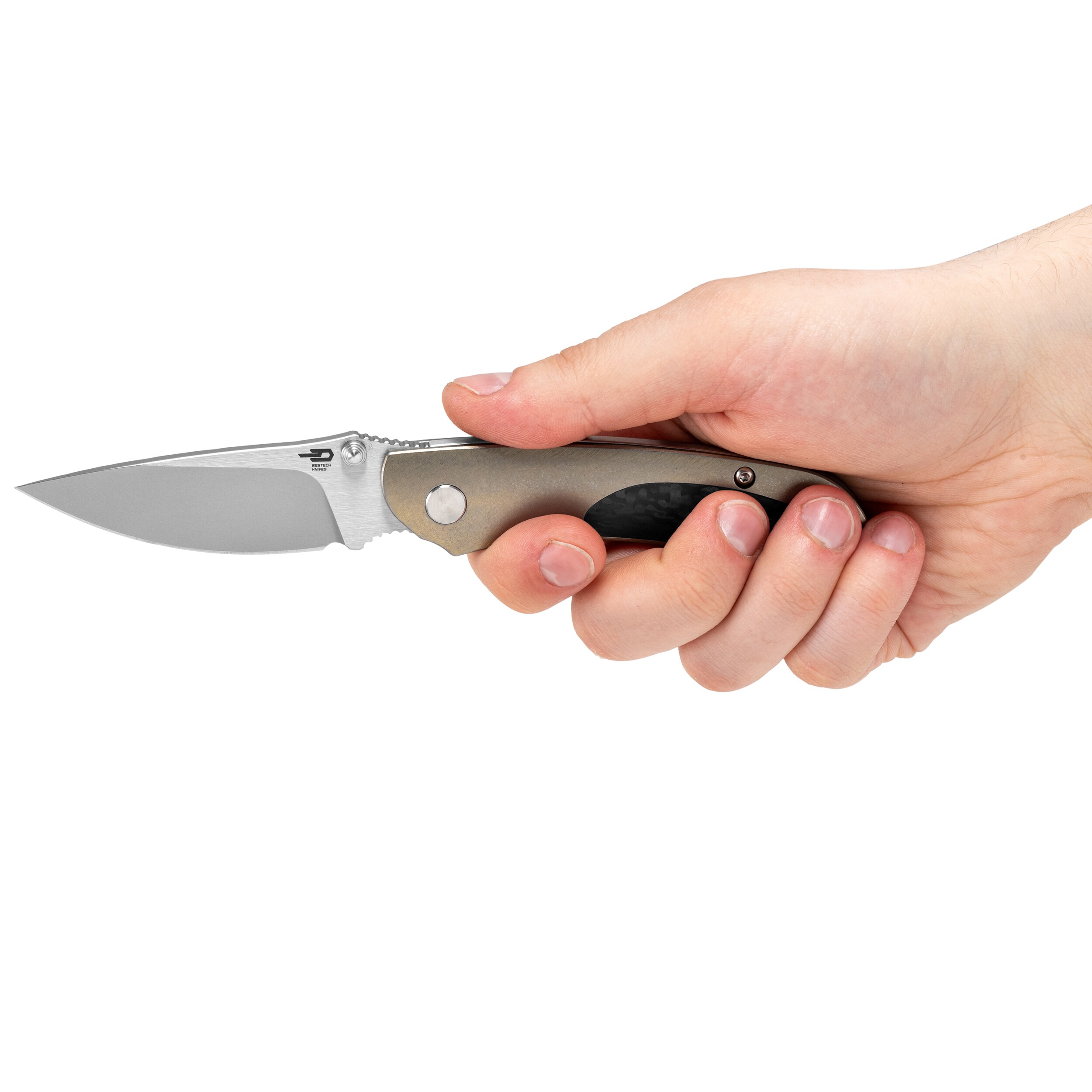 Nóż składany Bestech Knives Junzi - Light Green