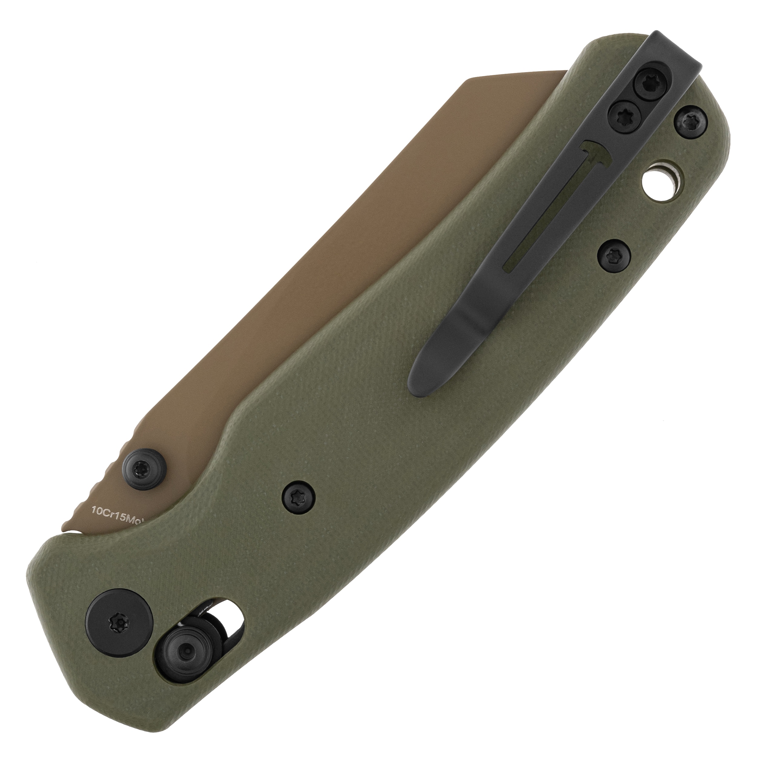 Складаний ніж Bestechman Cicada's Wing - OD Green/Gold