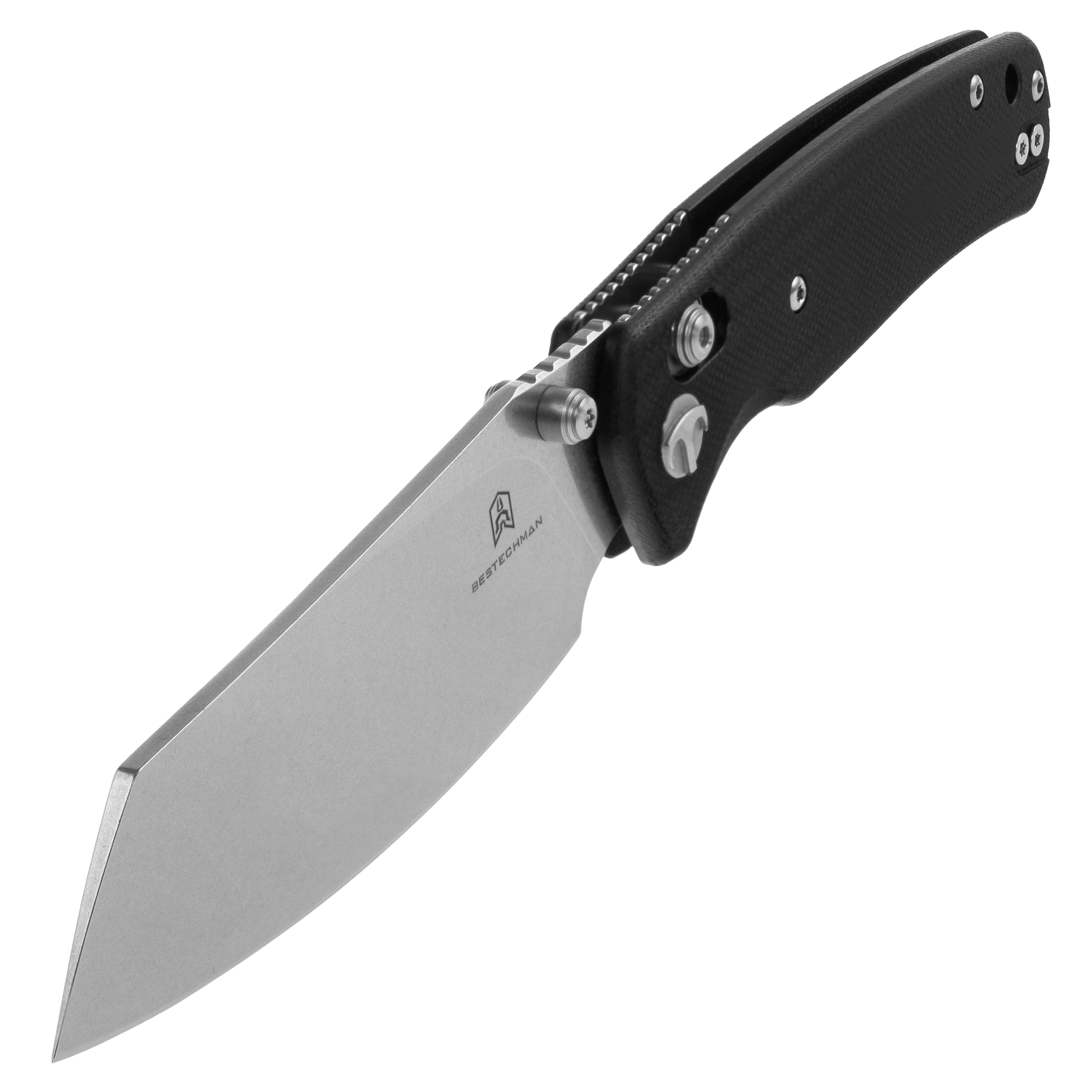 Bestechman Cicada's Wing Folding Knife - Black/Stonewash