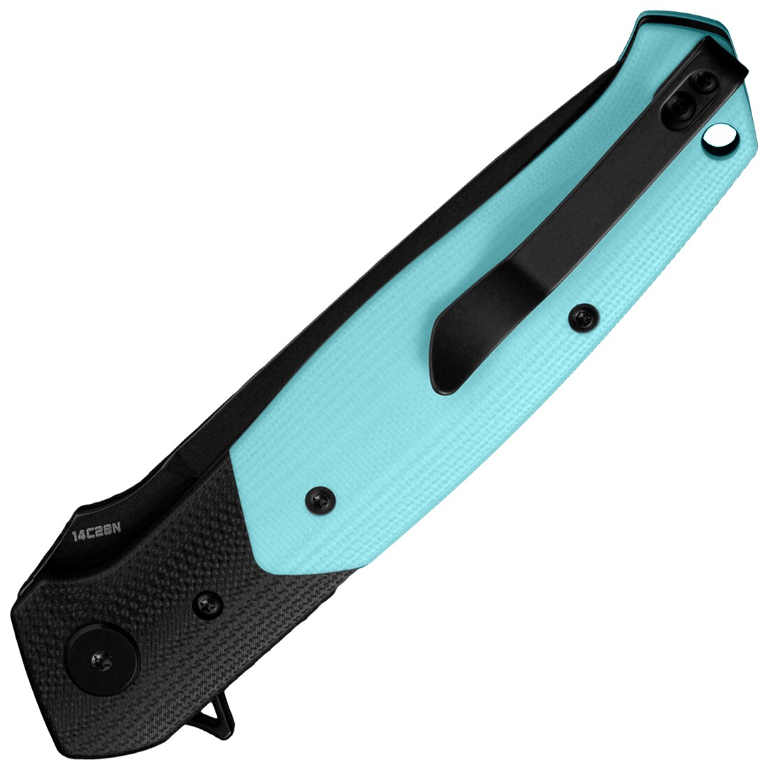 Nóż składany Bestech Knives BG62E Swordfish - Black/Light Blue