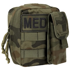 Apteczka taktyczna Boxmet Medical IPMED z wyposażeniem wersja ekonomiczna - wz. 93 "Pantera" / PL Woodland
