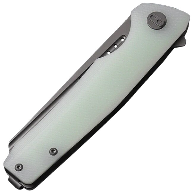 Складаний ніж Bestech Knives Slyther - Grey Titanized, Transparent G10