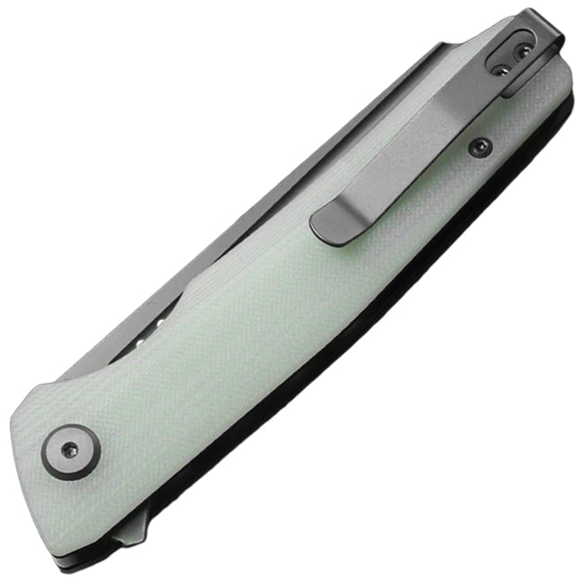 Складаний ніж Bestech Knives Slyther - Grey Titanized, Transparent G10