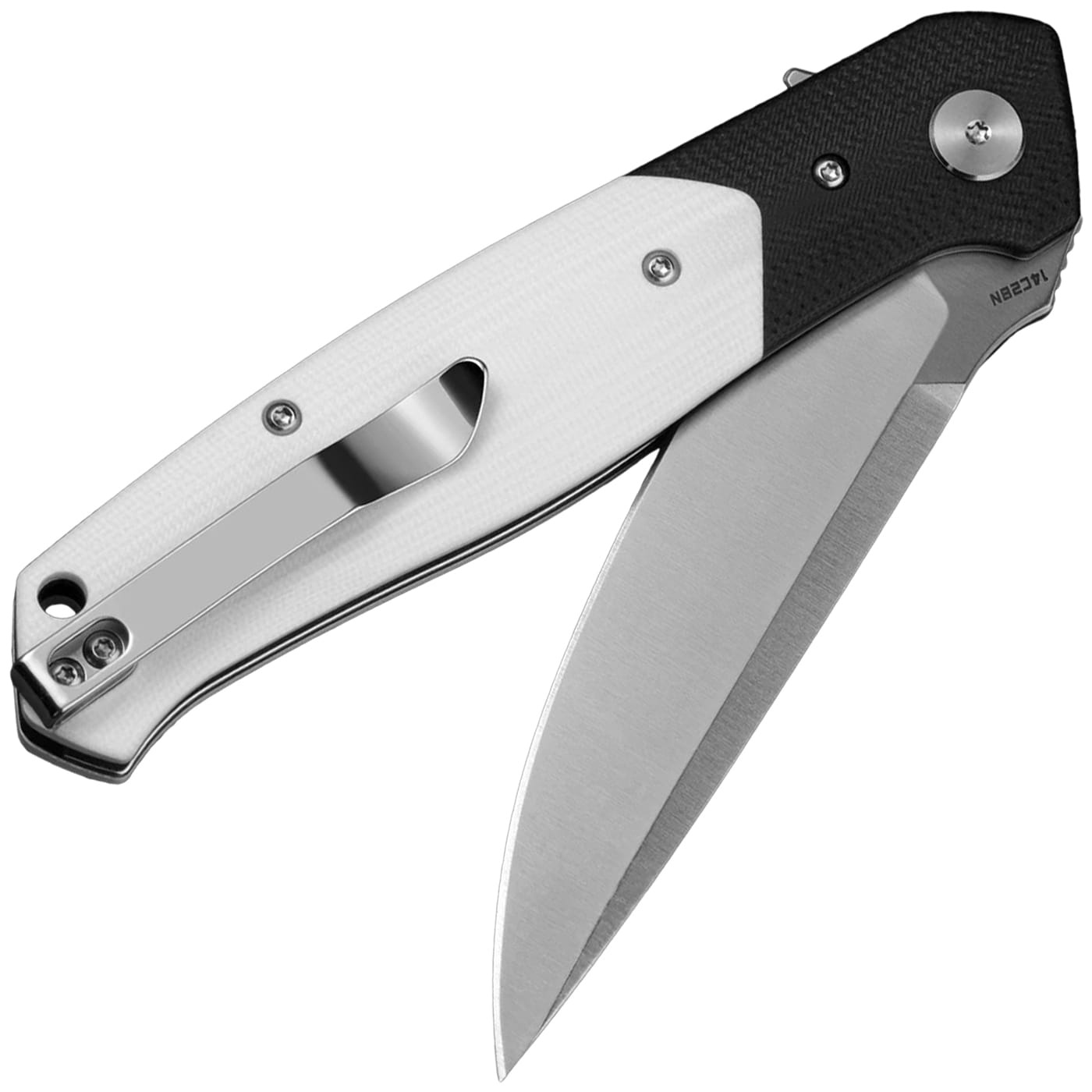 Nóż składany Bestech Knives BG62B Swordfish - Black/White