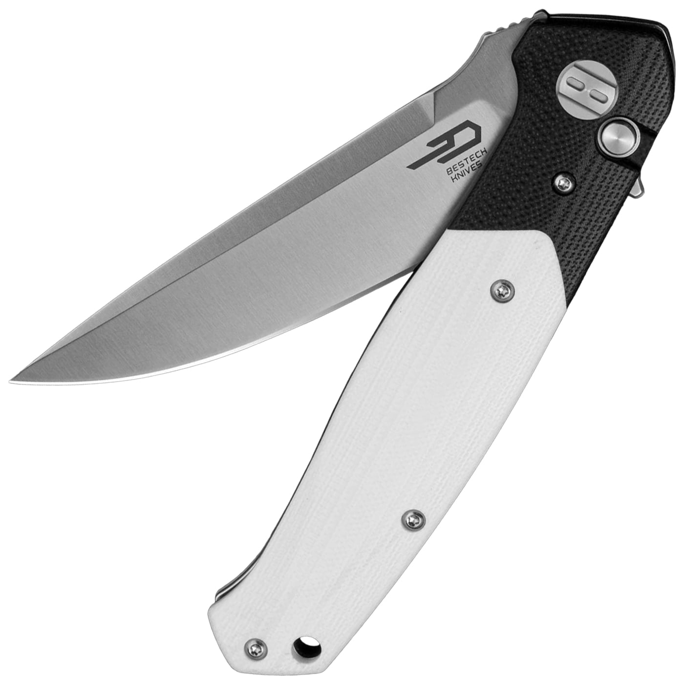 Nóż składany Bestech Knives BG62B Swordfish - Black/White