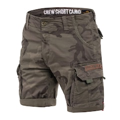 Szorty Alpha Industries Crew Short - Dark Olive Camo