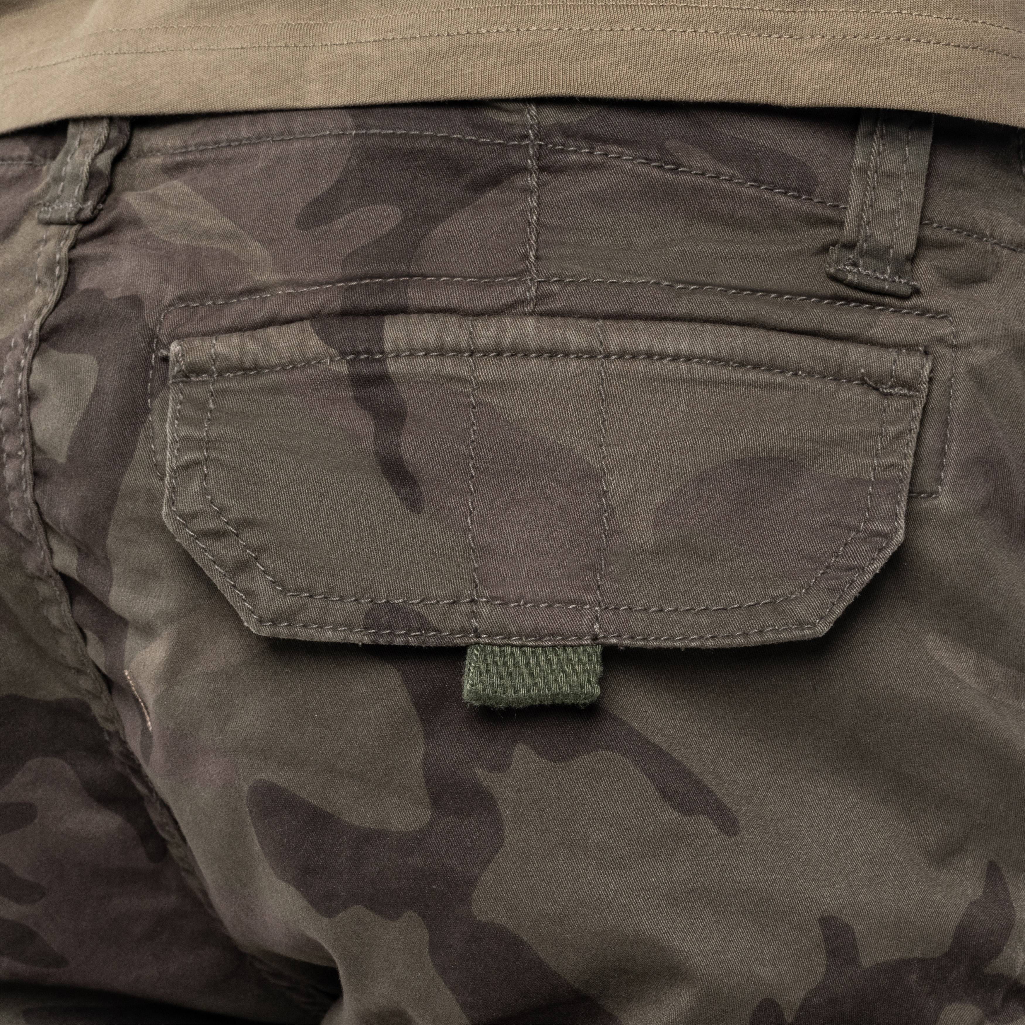 Szorty Alpha Industries Crew Short - Dark Olive Camo