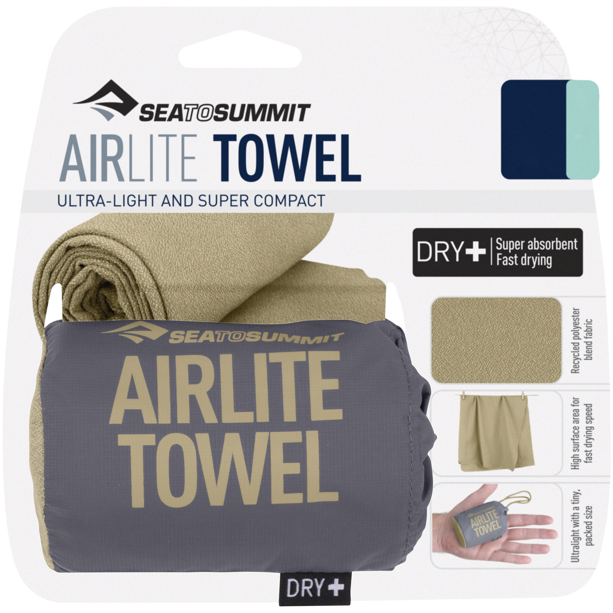 Ręcznik szybkoschnący Sea To Summit Airlite Towel L 60 x 120 cm - Desert