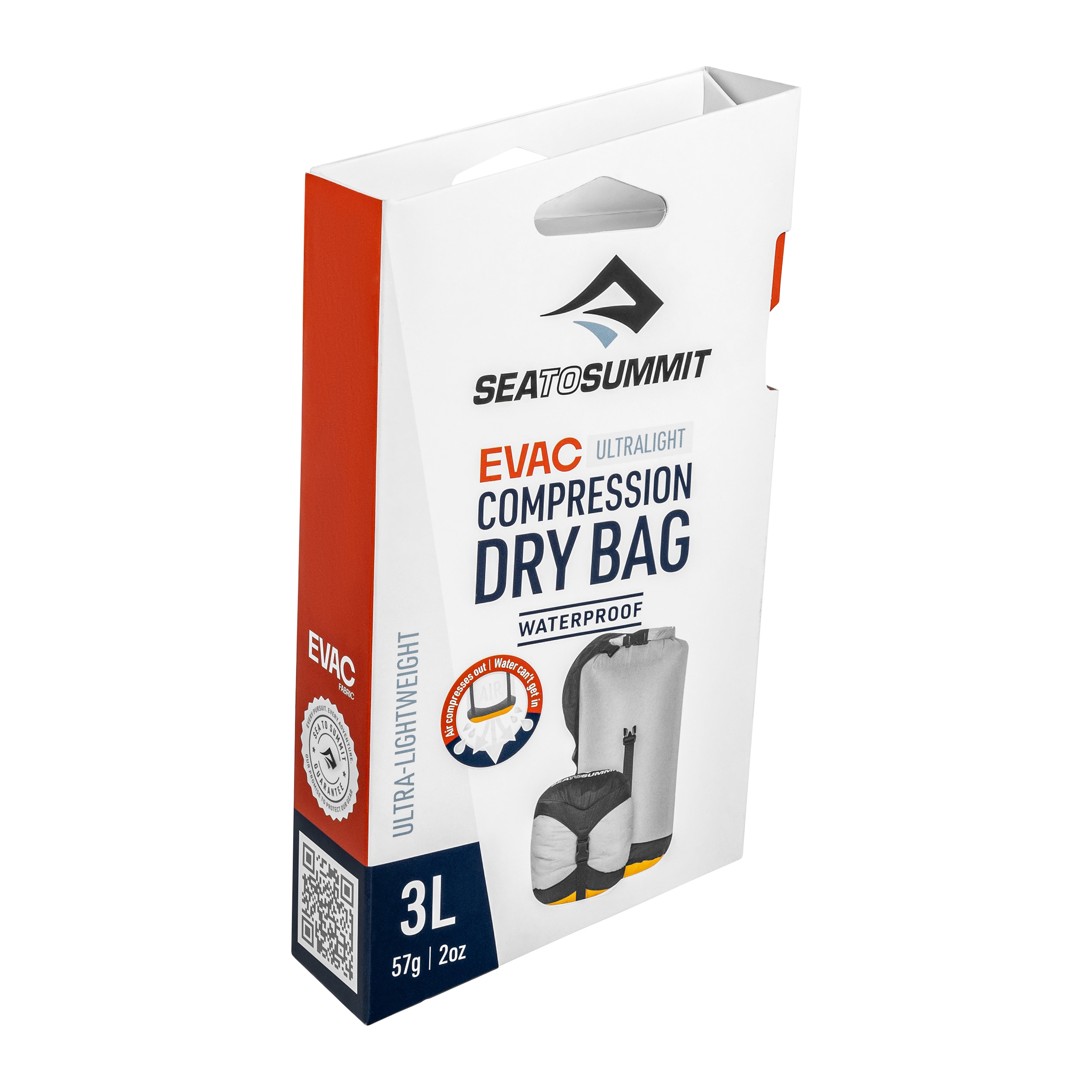 Компресійний мішок Sea to Summit Evac Compression Dry Bag Ultralight 3 л - High Rise Grey