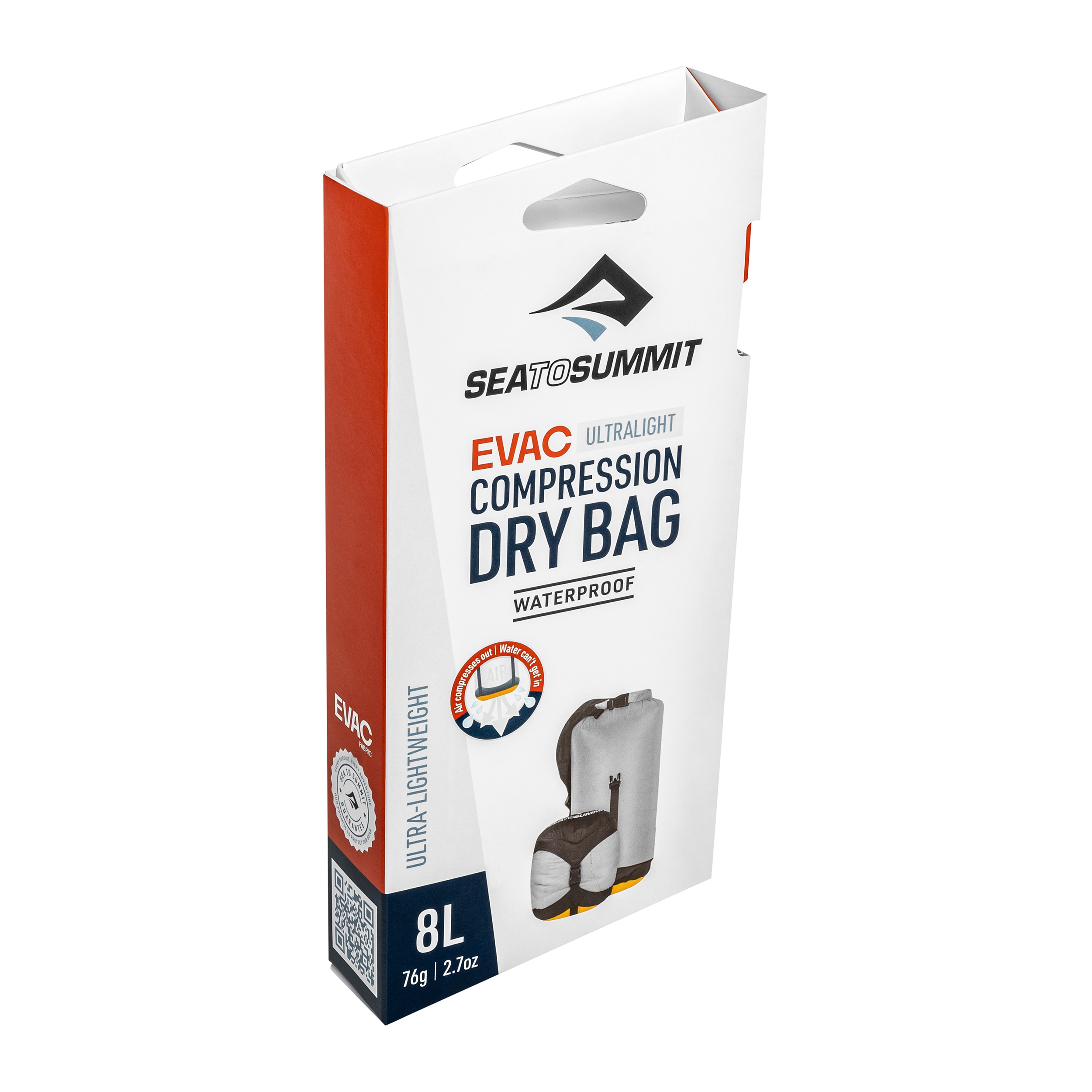 Компресійний мішок Sea to Summit Evac Compression Dry Bag Ultralight 8 л - High Rise Grey