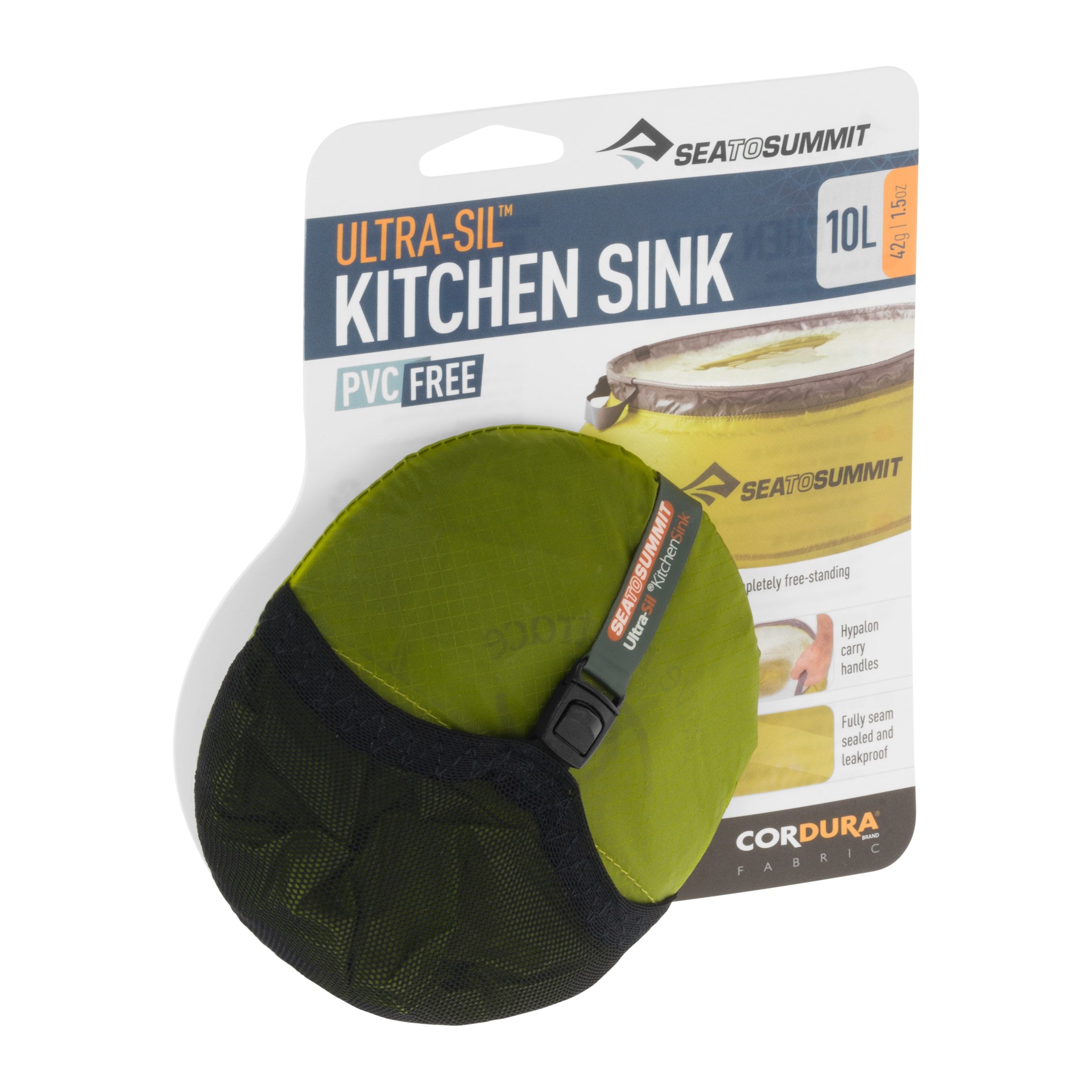Складана туристична миска Sea To Summit Ultra-Sil Kitchen Sink 10 л - Olive
