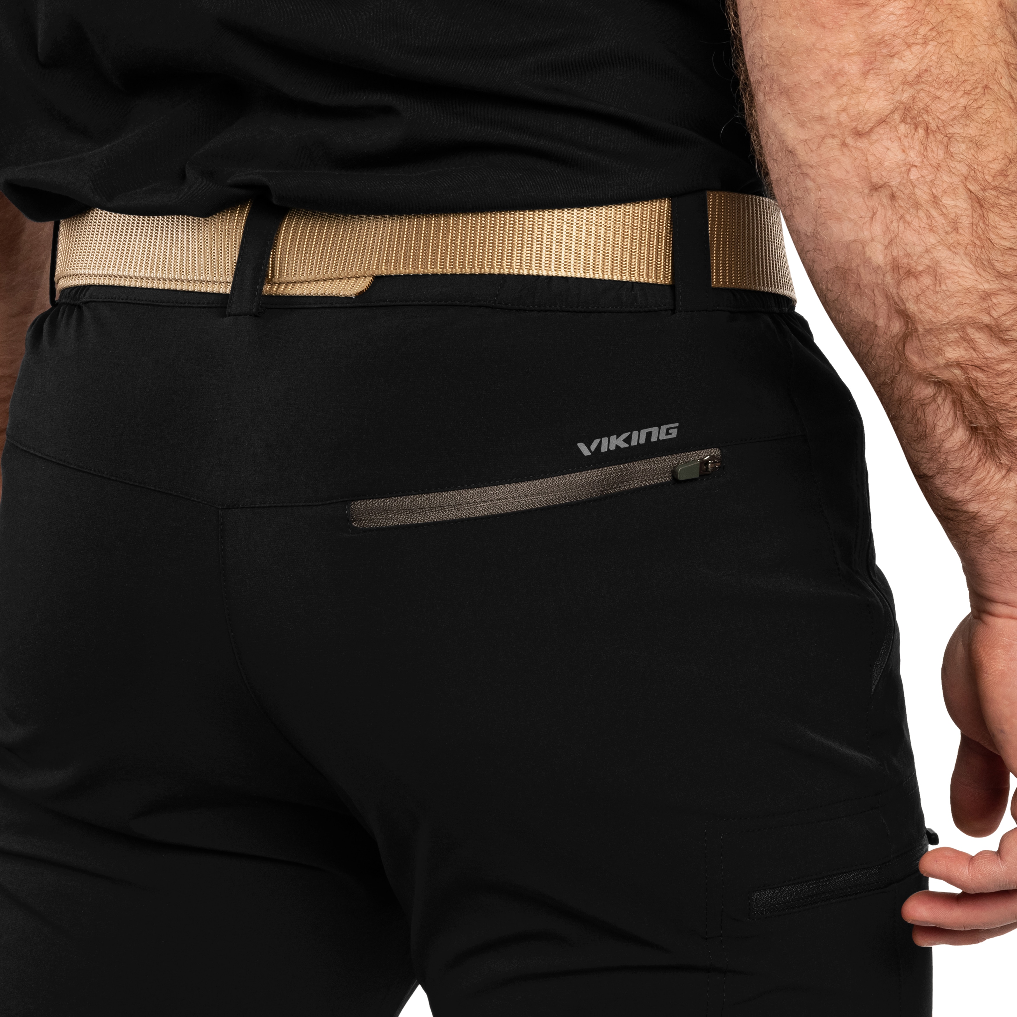 Spodnie trekkingowe 2w1 Viking Rocklyn - Black