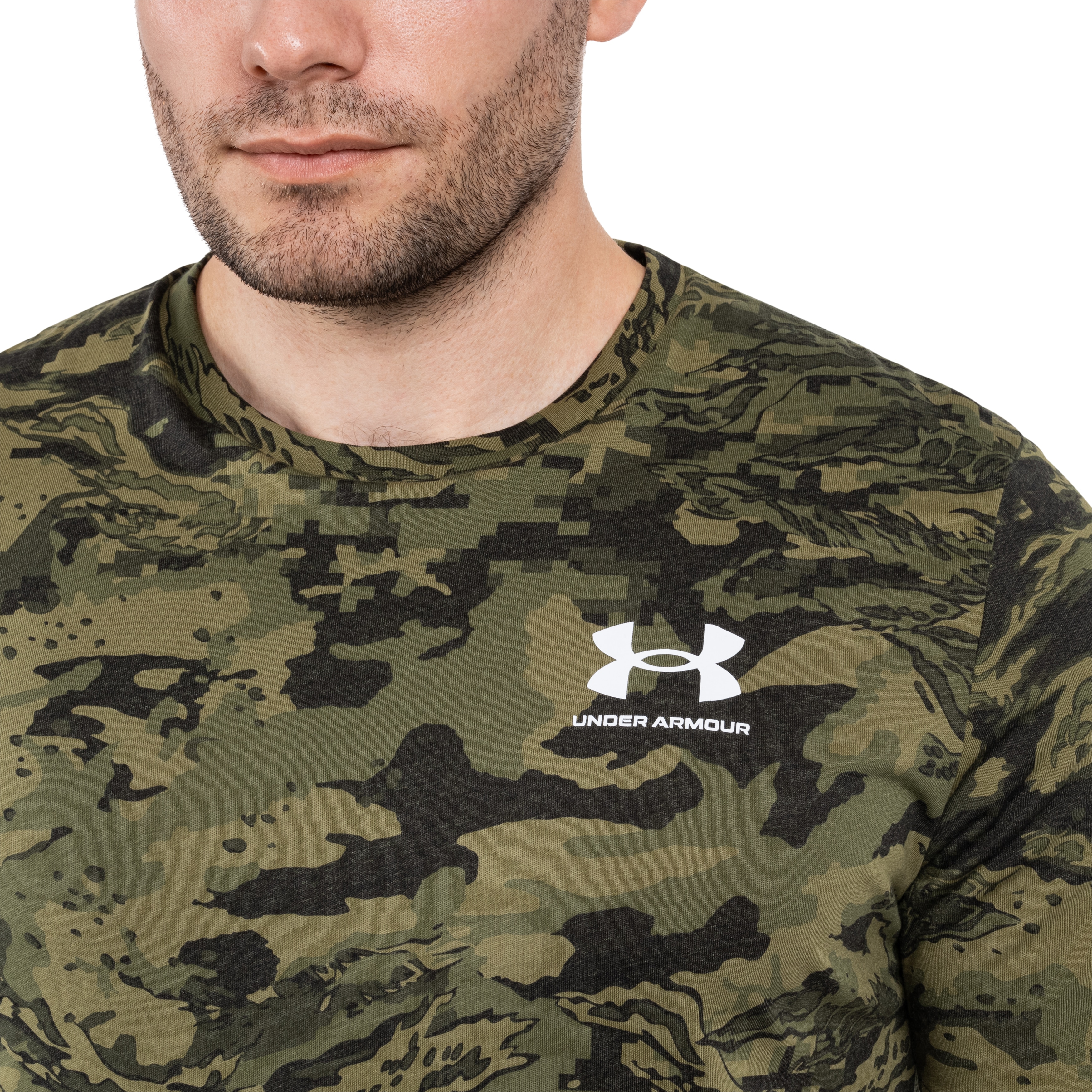 Koszulka T-shirt Under Armour ABC Camo Short Sleeve - Camo/White