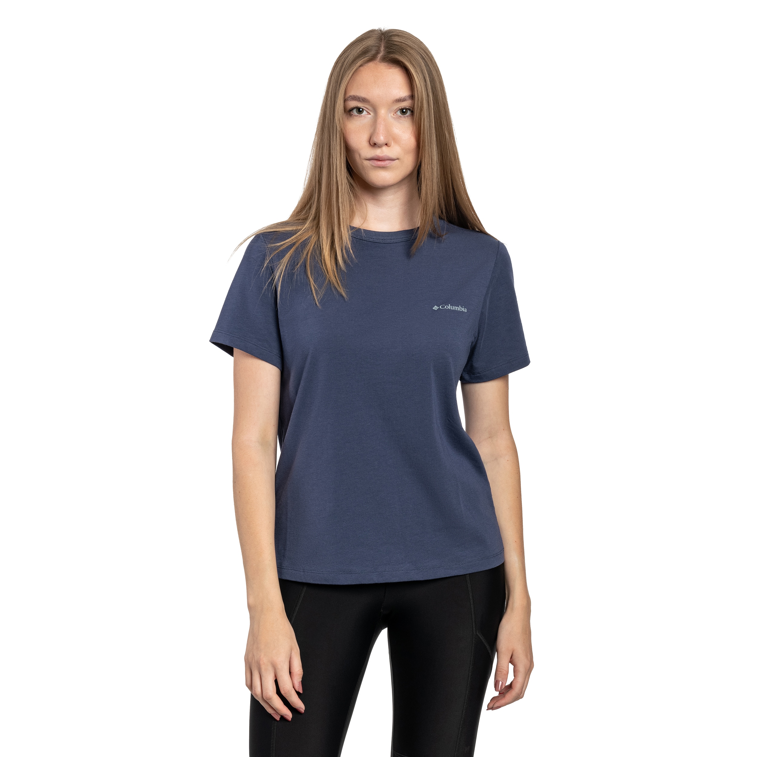 Футболка T-shirt жіноча Columbia Sun Trek Short Sleeve II - Nocturnal