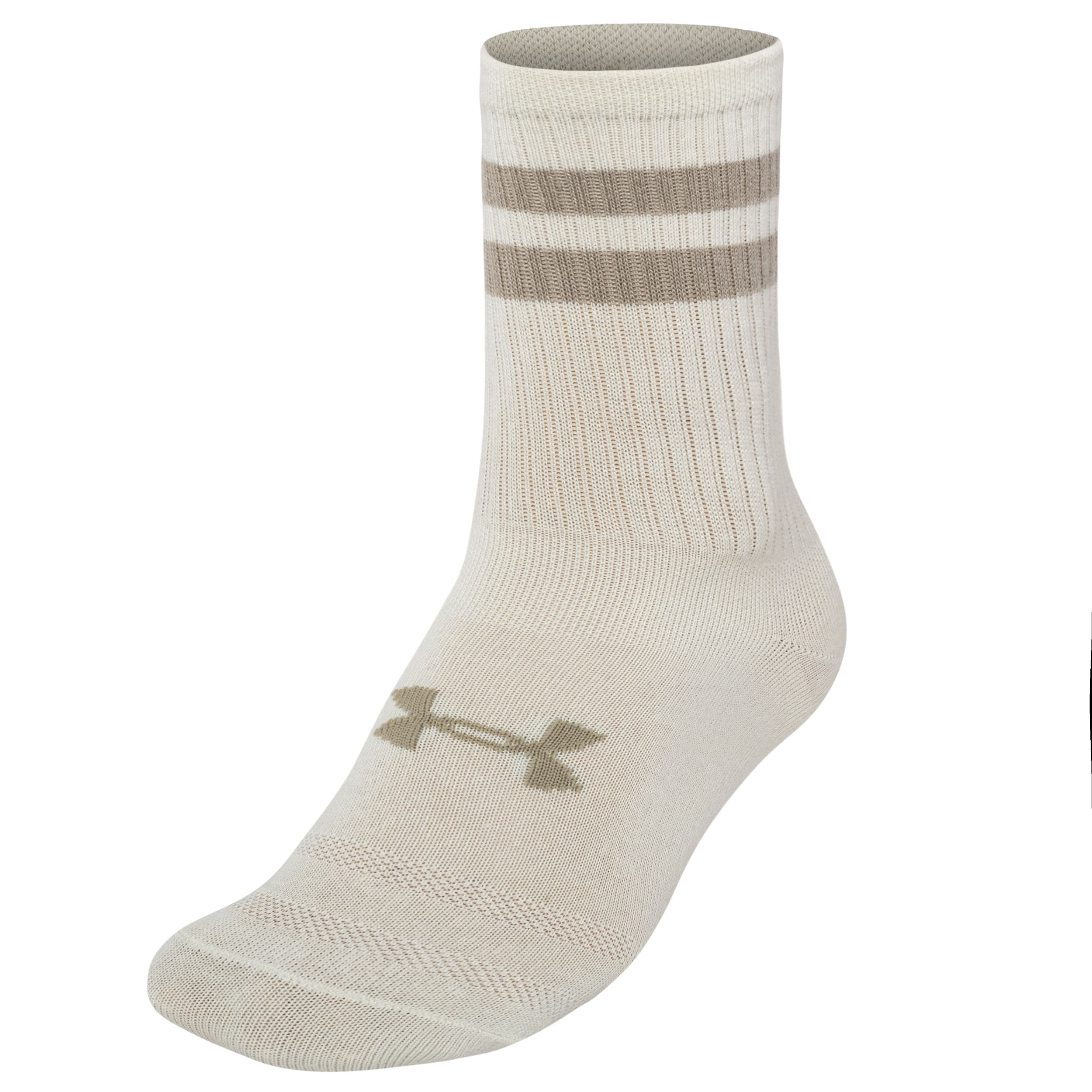 Skarpety Under Armour Essential Crew Stone / Timberwolf Taupe - 6 par