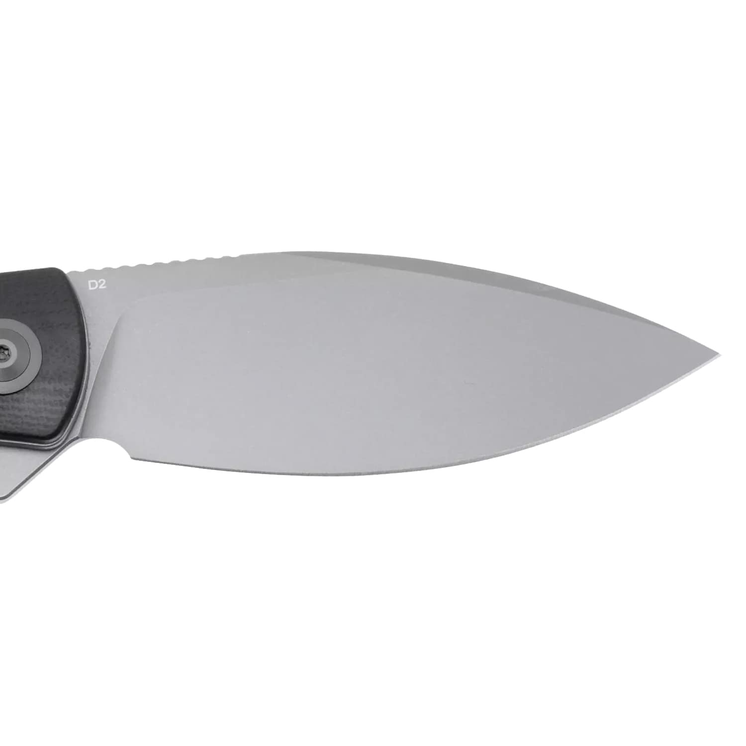 Nóż składany Trollsky Knives Mandu XL Grey Stonewashed D2/Black G10