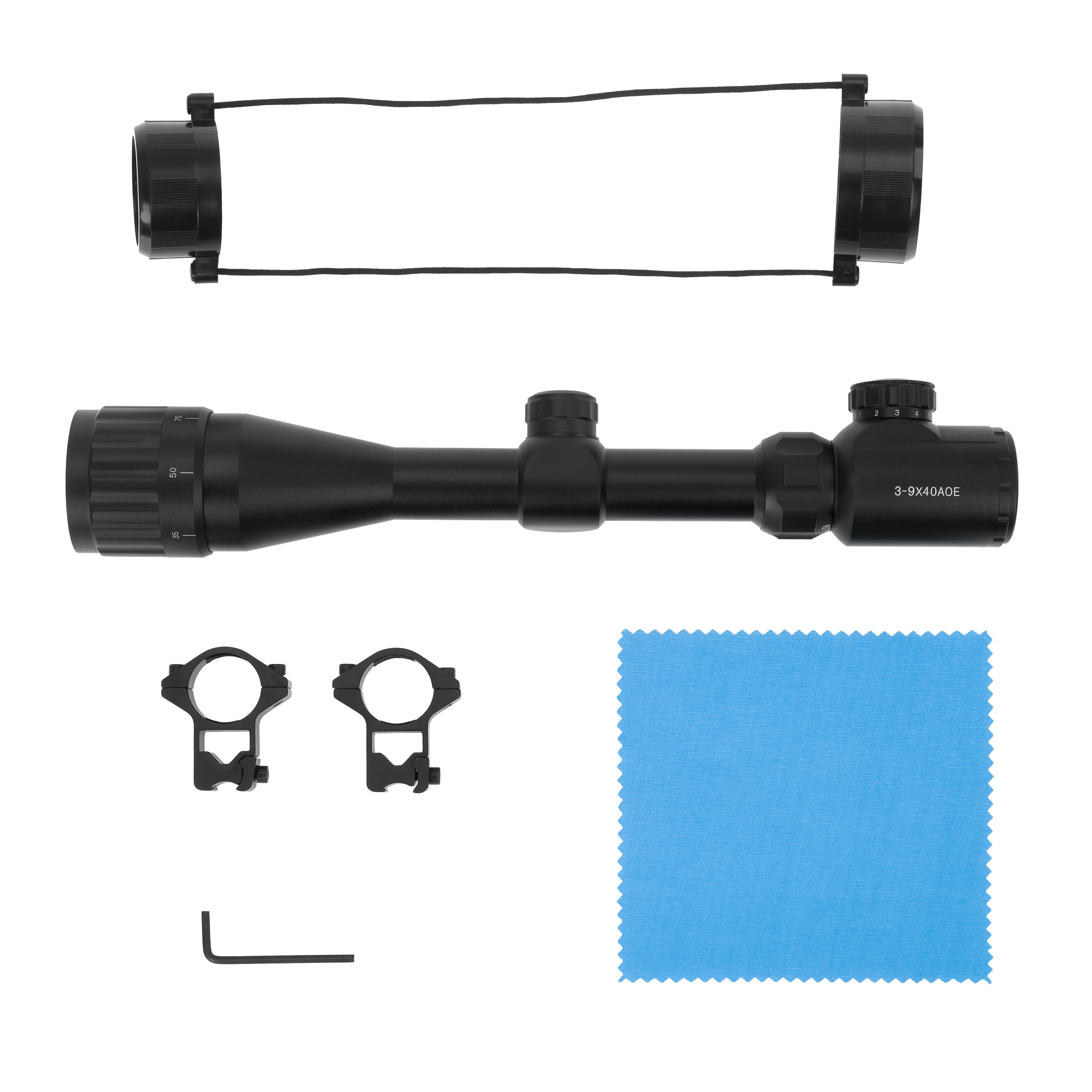 Оптичний приціл Snowpeak 3-9-40 AOE - Black