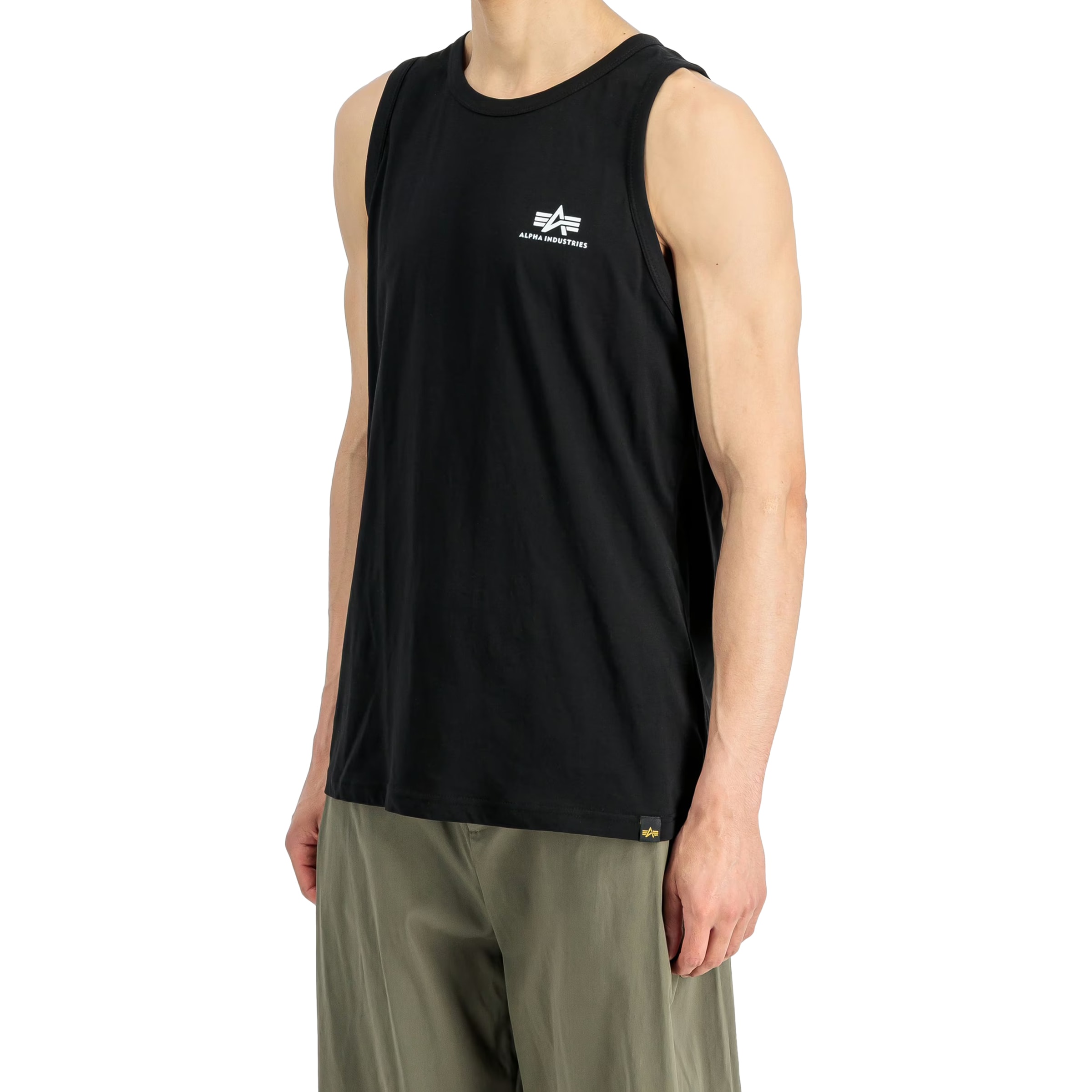 Koszulka Tank Top Alpha Industries Small Logo - Black
