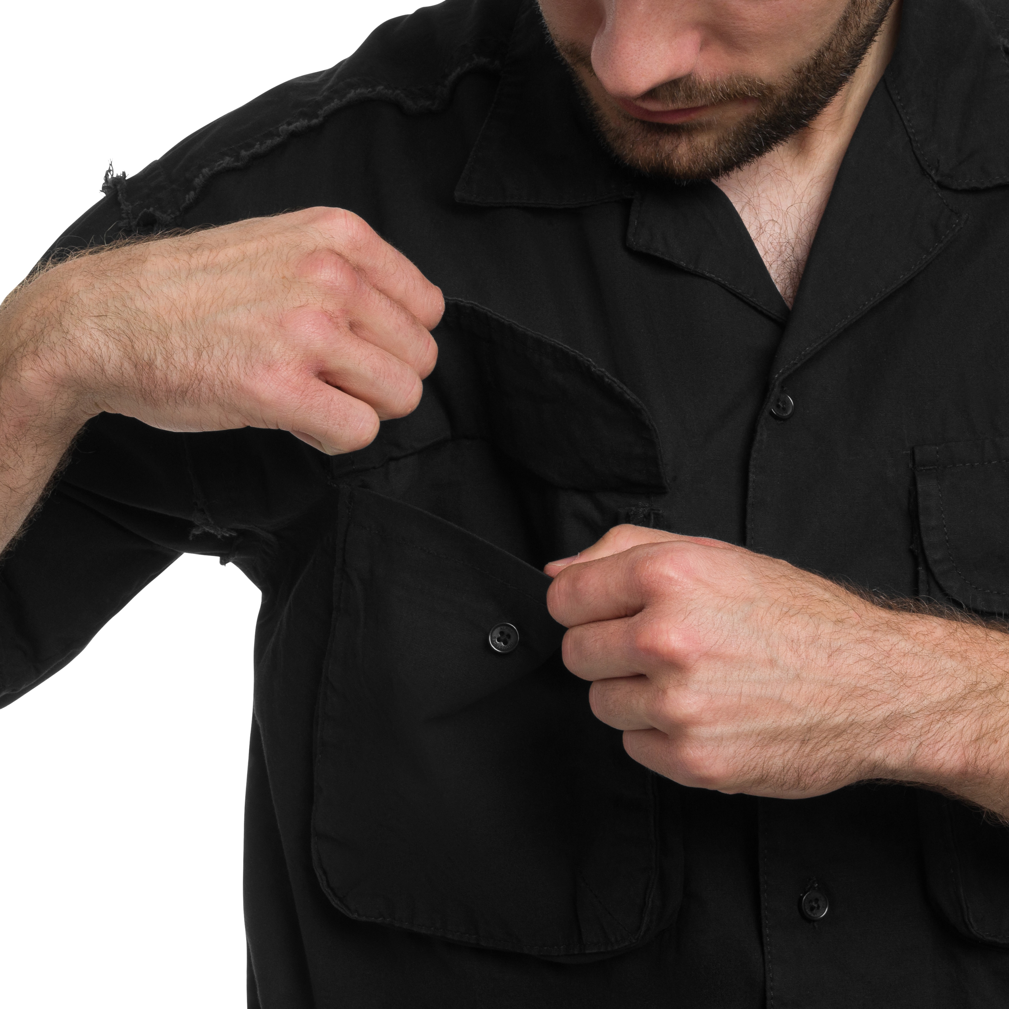 Koszula Alpha Industries Aloha Safari Short Sleeve - Black