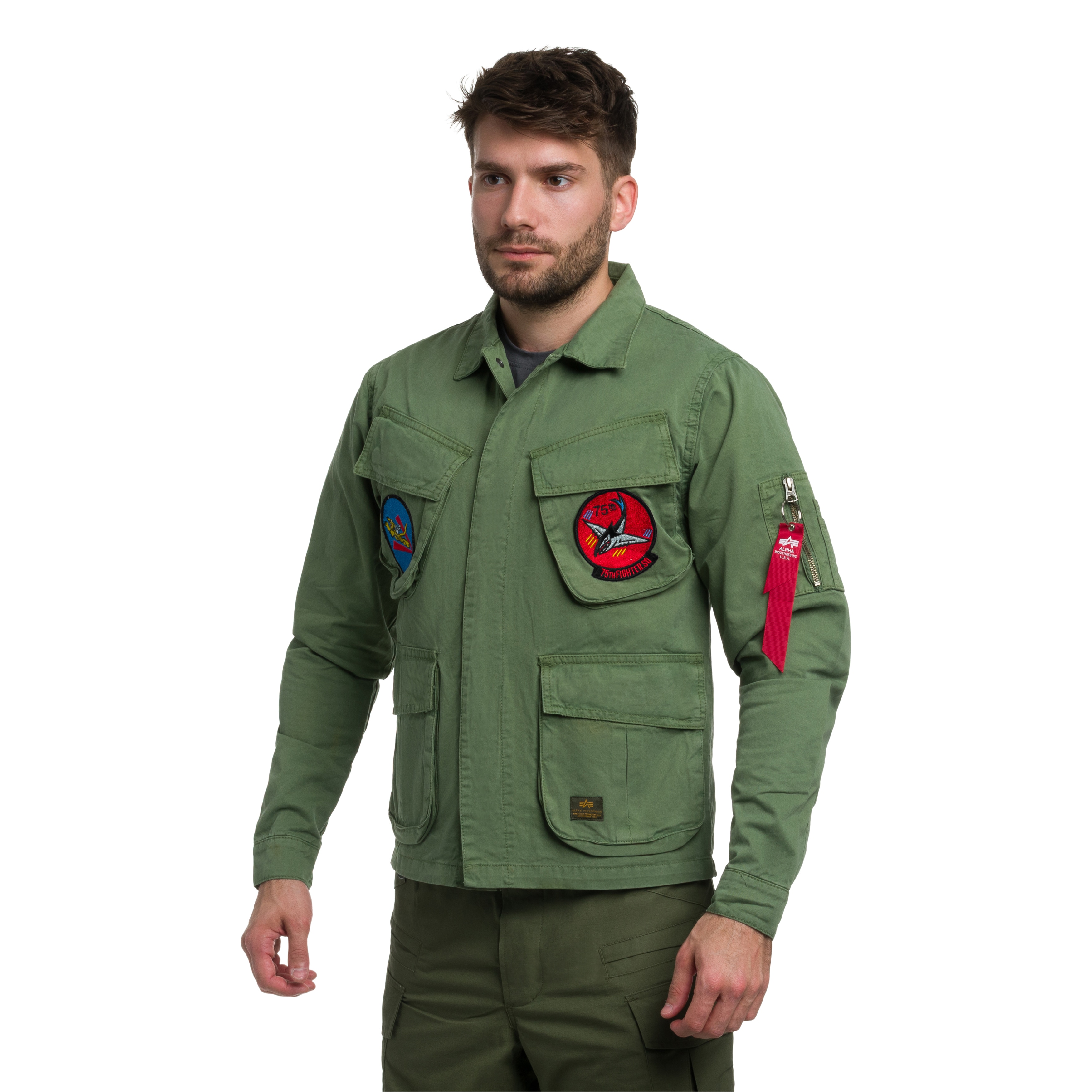 Kurtka Alpha Industries Field Flying Tigers - Vintage Green