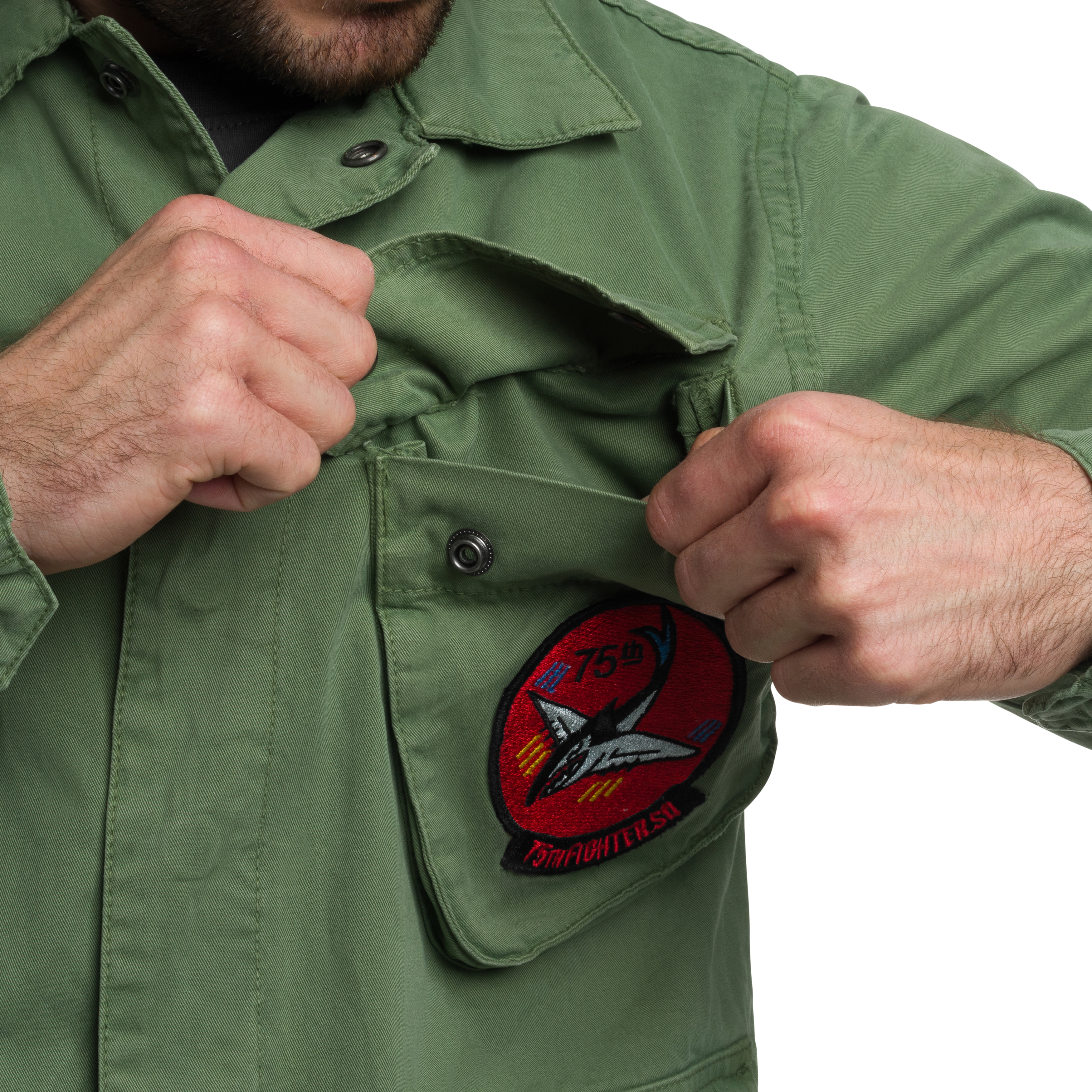 Kurtka Alpha Industries Field Flying Tigers - Vintage Green