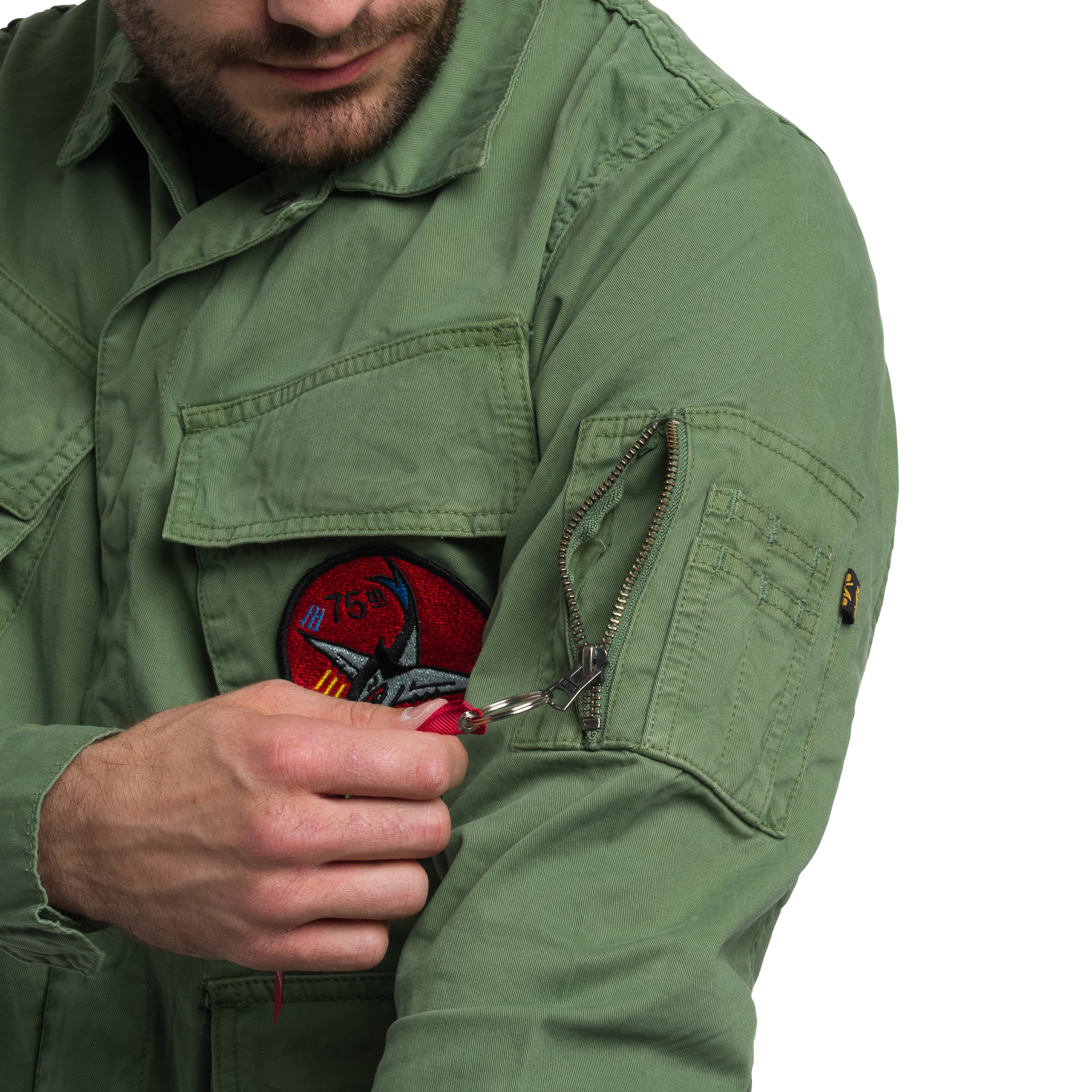 Kurtka Alpha Industries Field Flying Tigers - Vintage Green