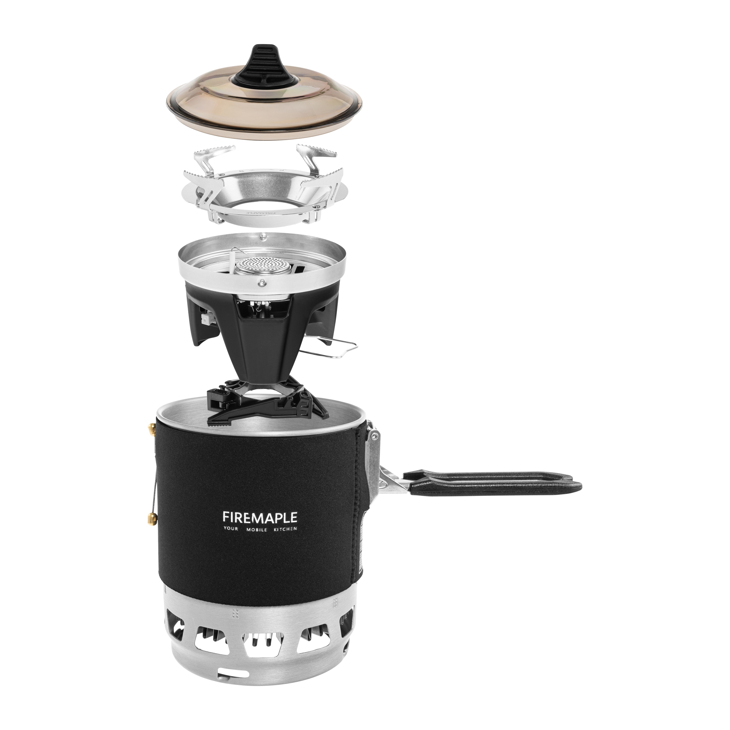 Kuchenka turystyczna Fire Maple FMS-X3 z garnkiem - Black