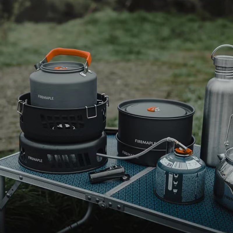 Zestaw turystyczny do gotowania Fire Maple Cooking kit z palnikiem gazowym