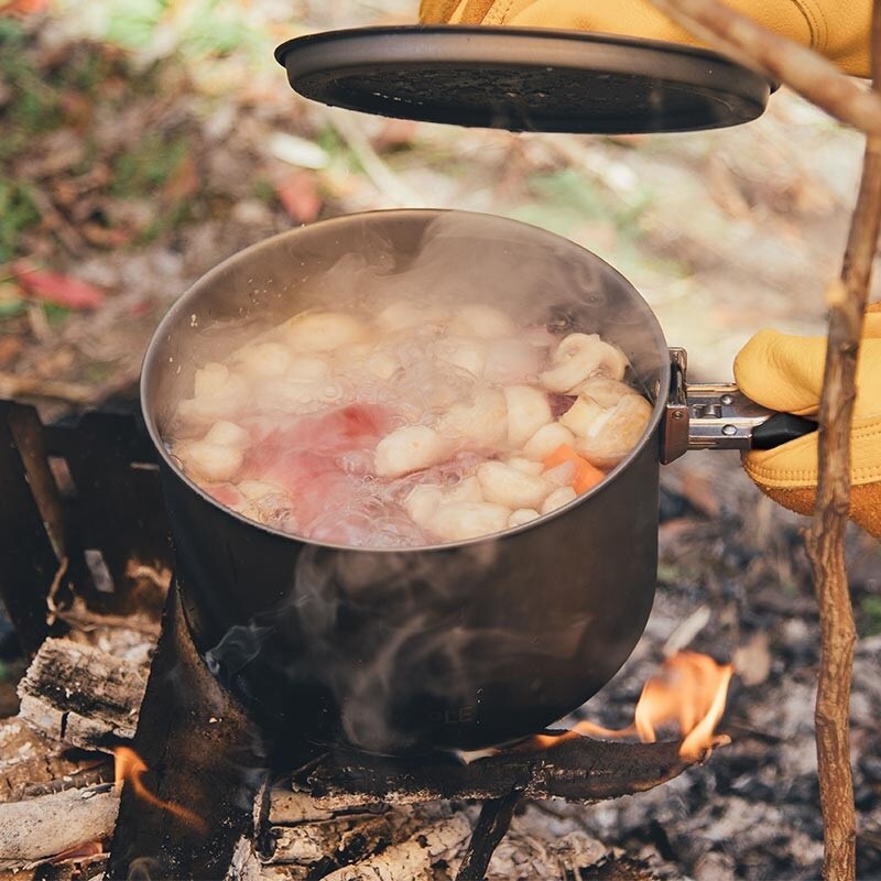 Zestaw naczyń turystycznych Fire Maple Feast 5 - Black