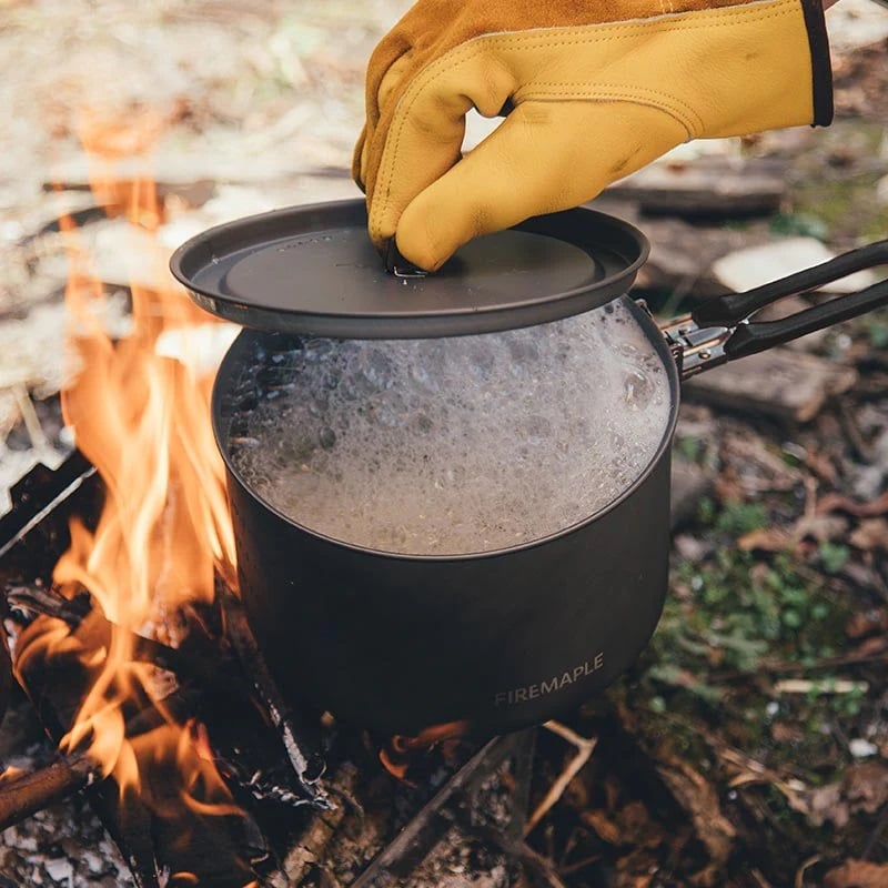 Zestaw naczyń turystycznych Fire Maple Feast 5 - Black