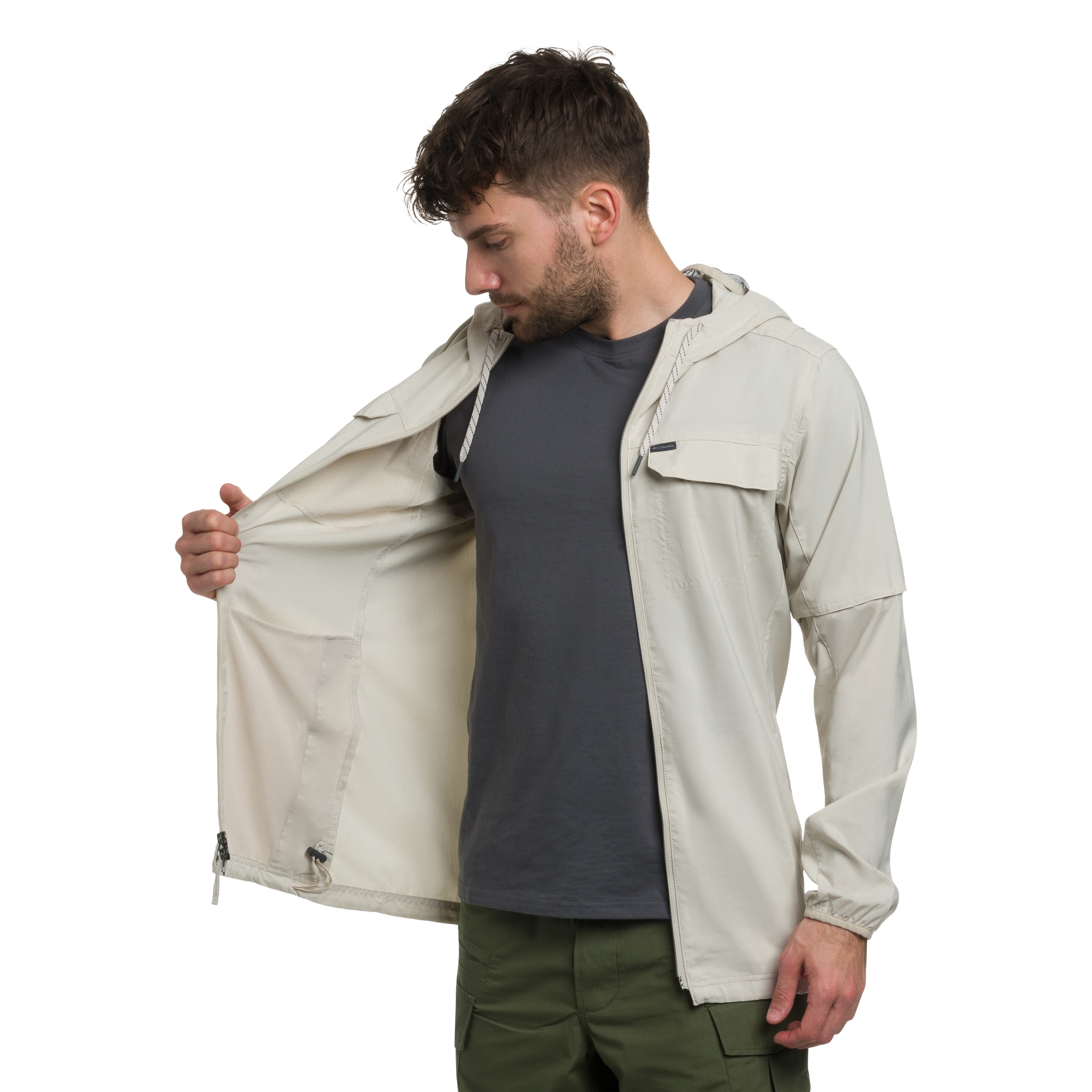 Куртка Columbia Skien Valley Hooded Insect Shield - Dark Stone