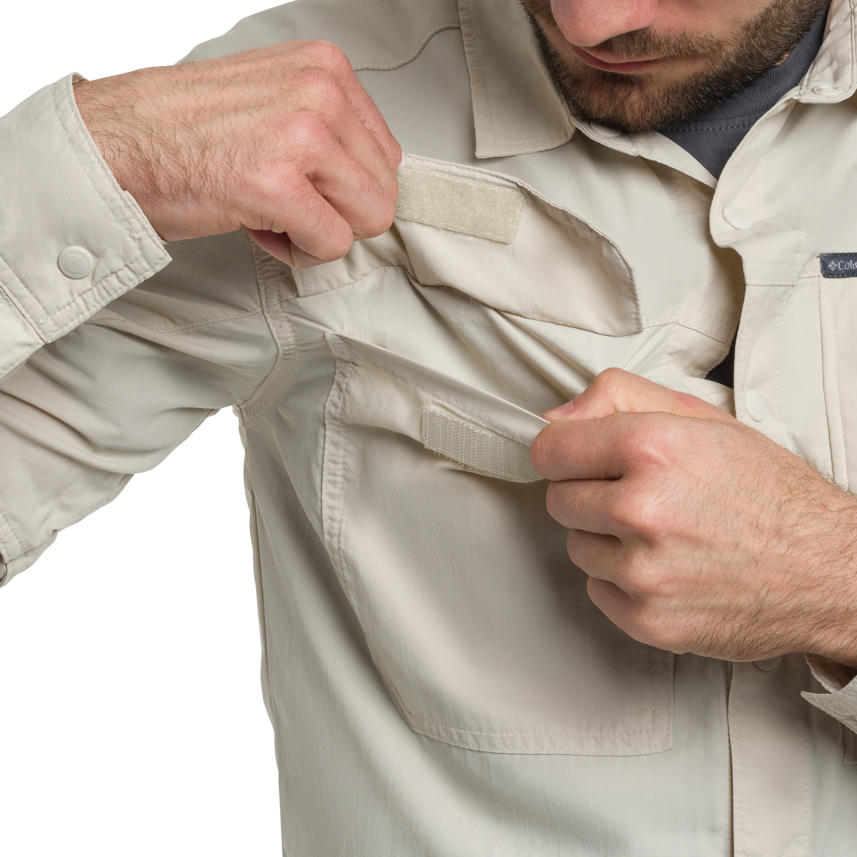 Сорочка Columbia Skien Valley Long Sleeve Insect Shield - Dark Stone