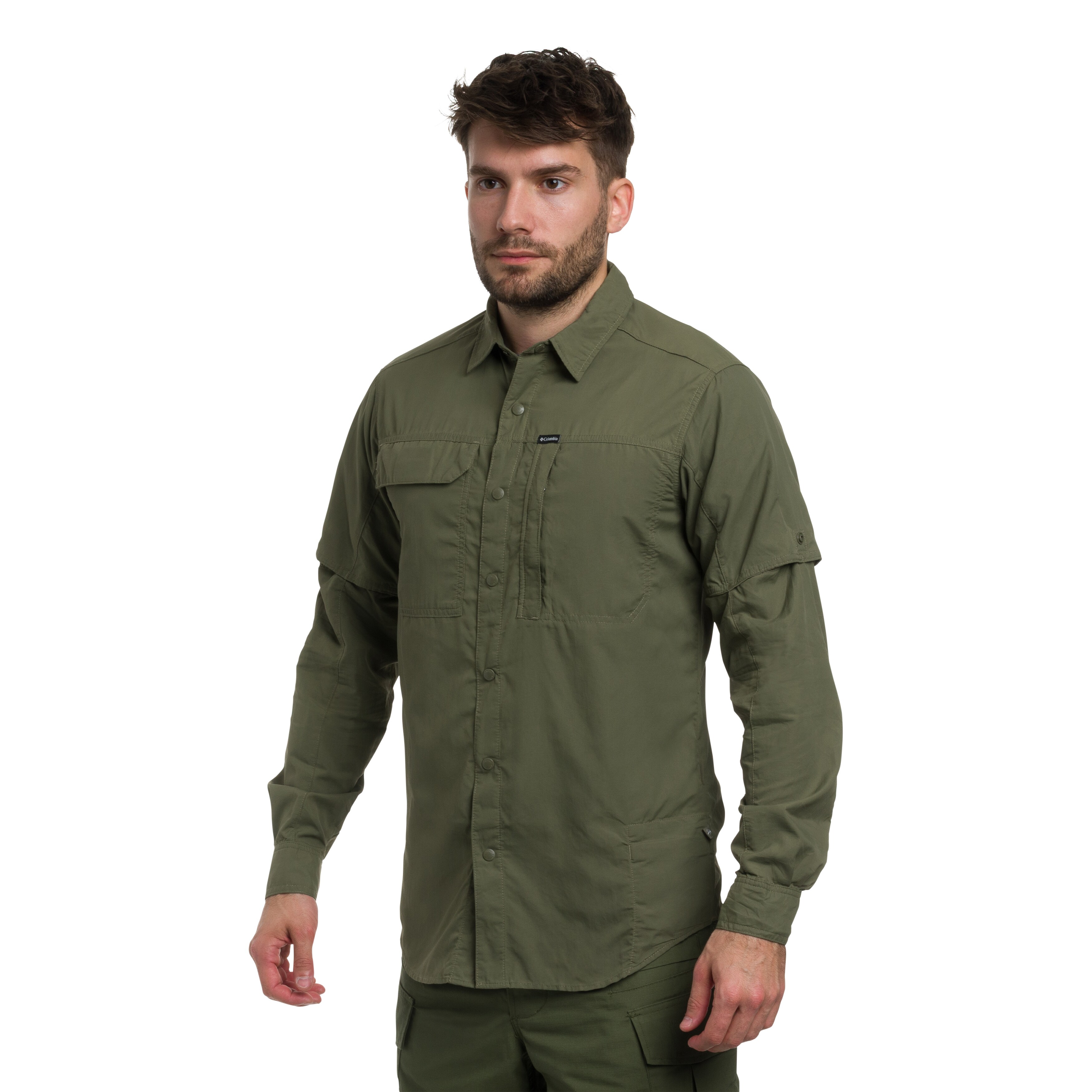 Koszula Columbia Skien Valley Long Sleeve Insect Shield - Stone Green
