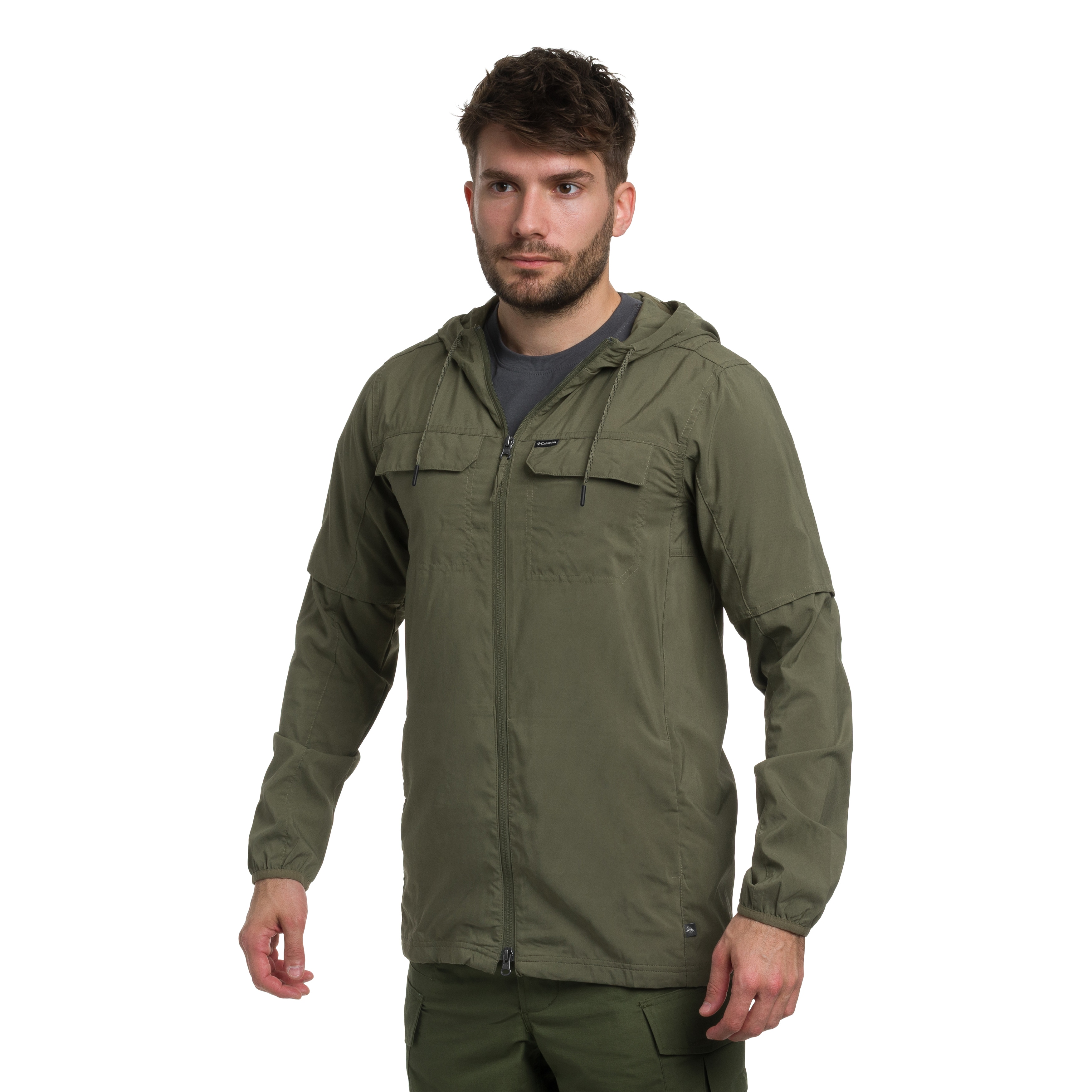 Куртка Columbia Skien Valley Hooded Insect Shield - Stone Green