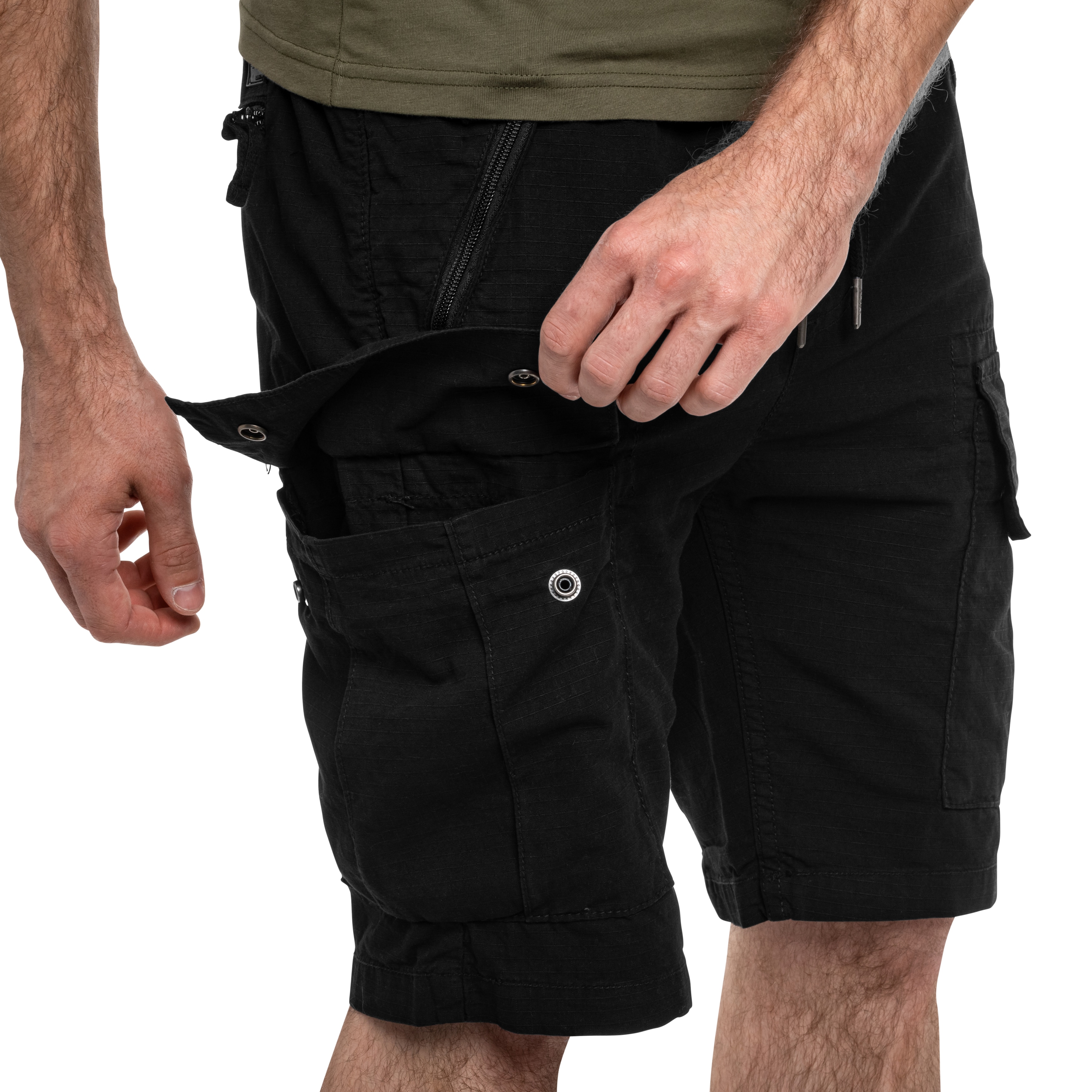 Szorty Alpha Industries Rip-Stop Joggers - Black