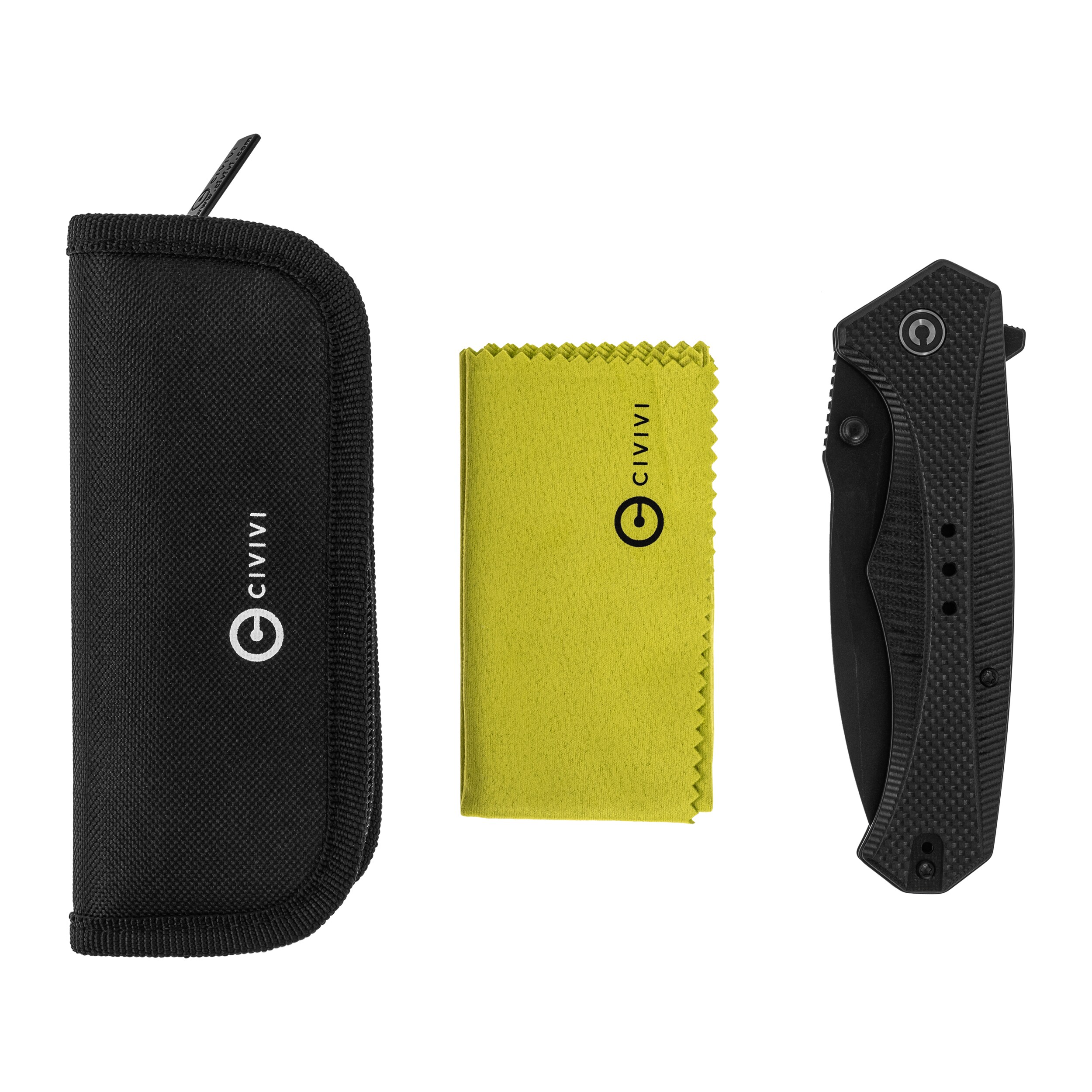 Складаний ніж Civivi Photonix Stonewashed - Black