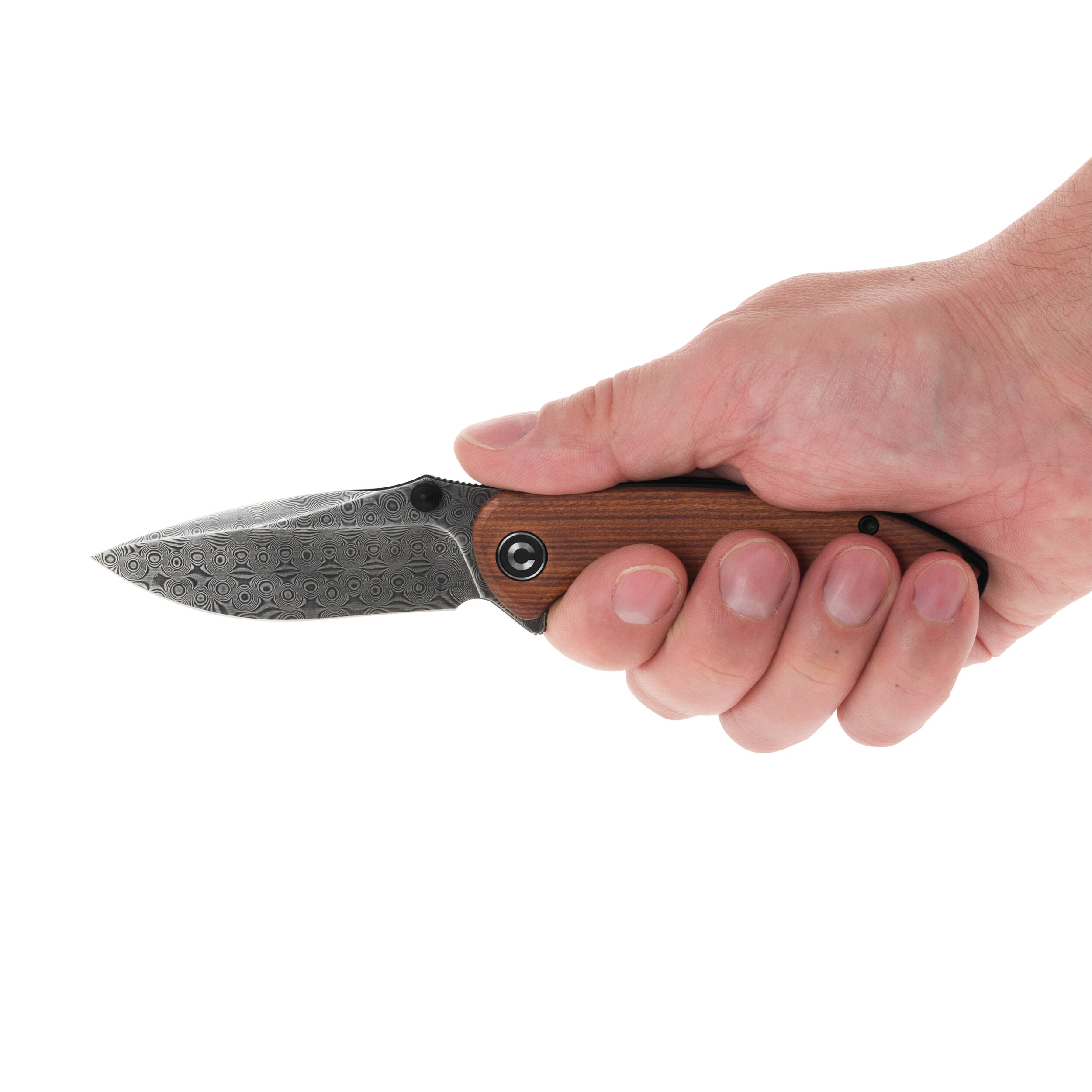 Складаний ніж Civivi Pintail C2020DS-2 -Damascus/Cuibourtia Wood