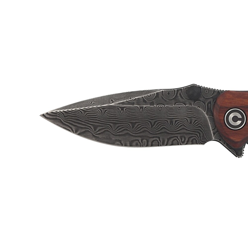 Складаний ніж Civivi Pintail C2020DS-2 -Damascus/Cuibourtia Wood