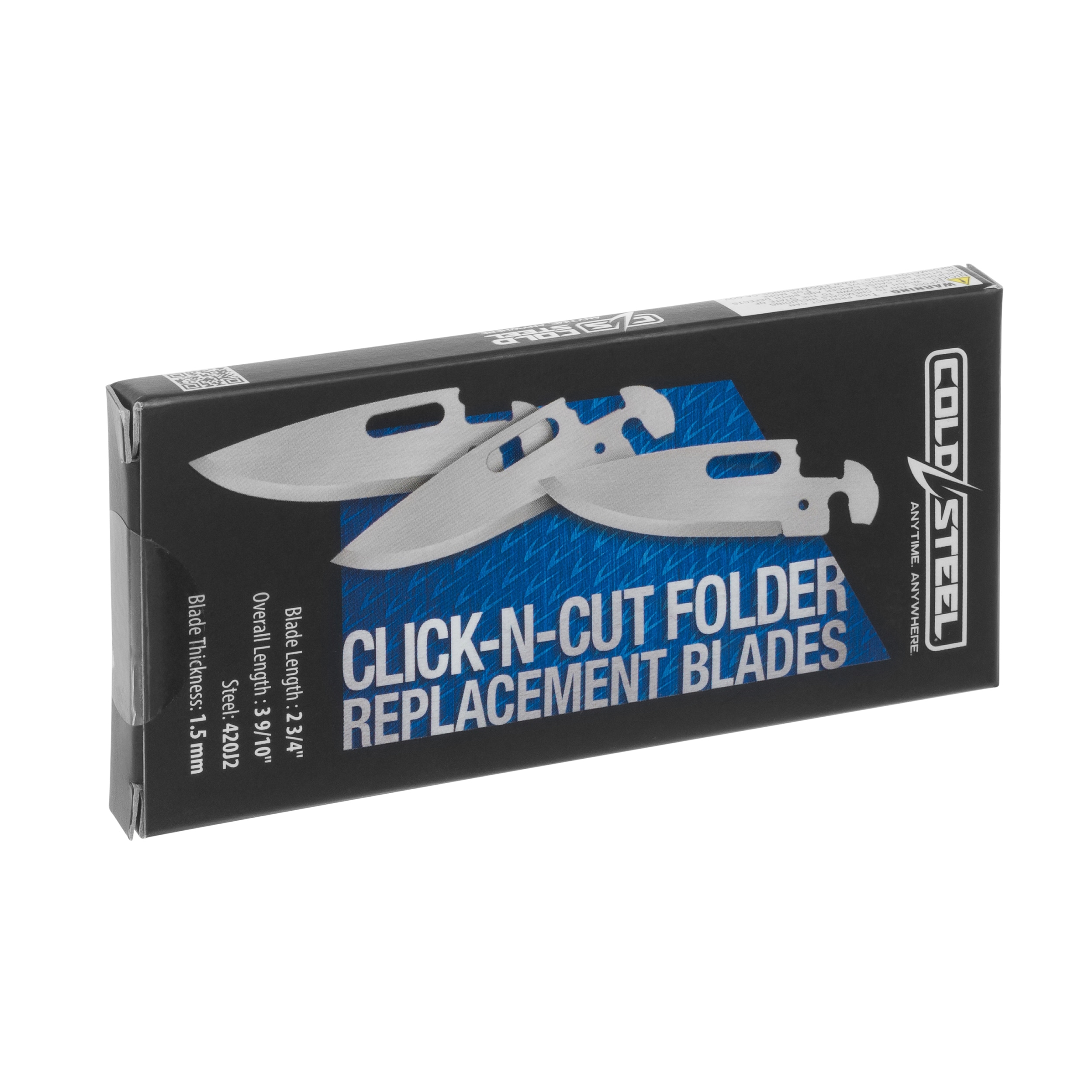 Набір змінних лез Cold Steel Clic N Cut Drop-Point Plain - 3 шт.