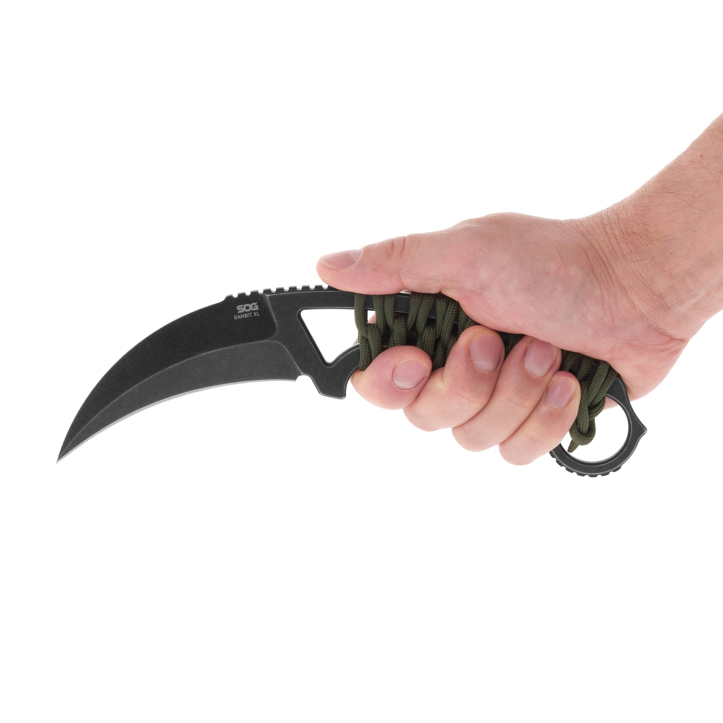 SOG Gambit XL Knife - Black Stonewash