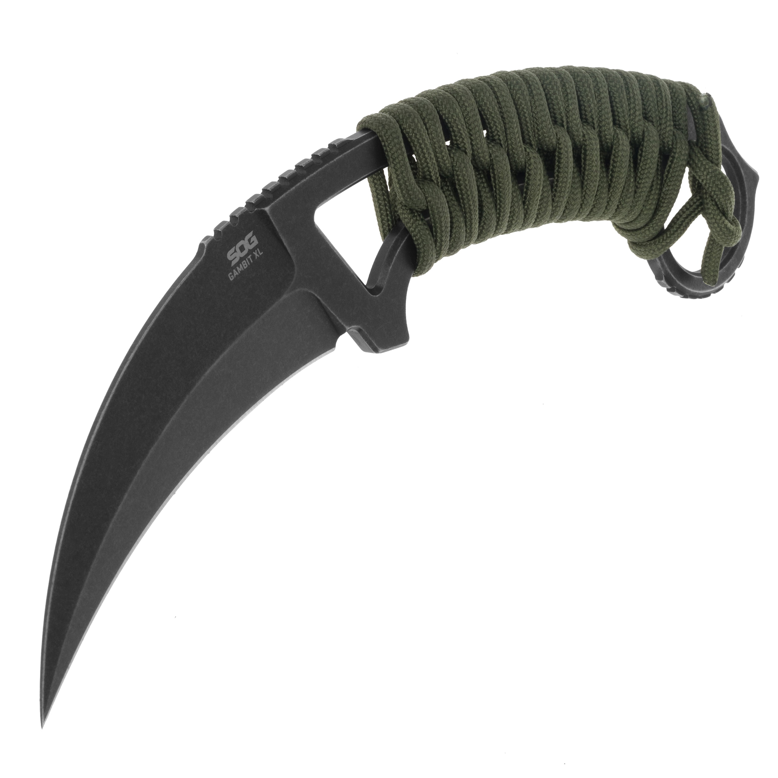 SOG Gambit XL Knife - Black Stonewash