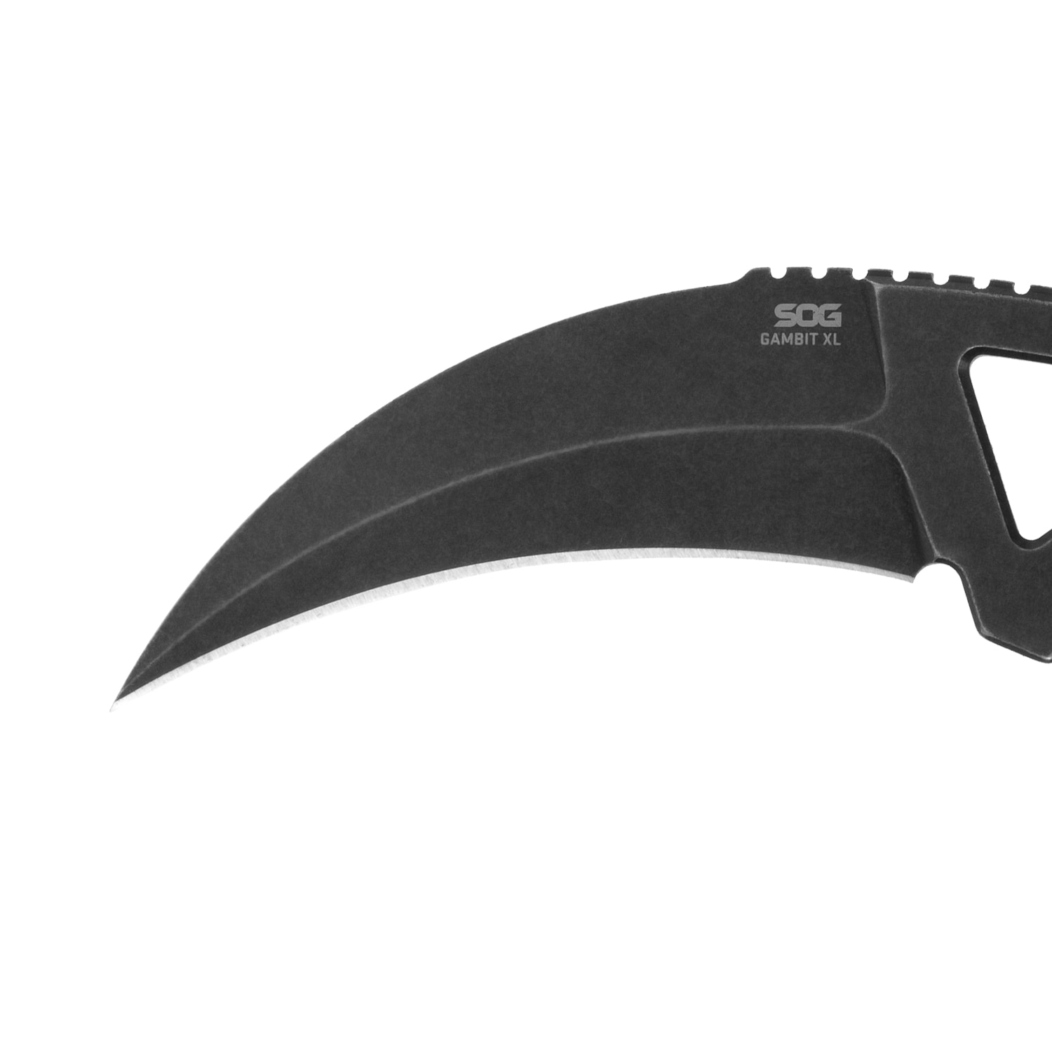 SOG Gambit XL Knife - Black Stonewash