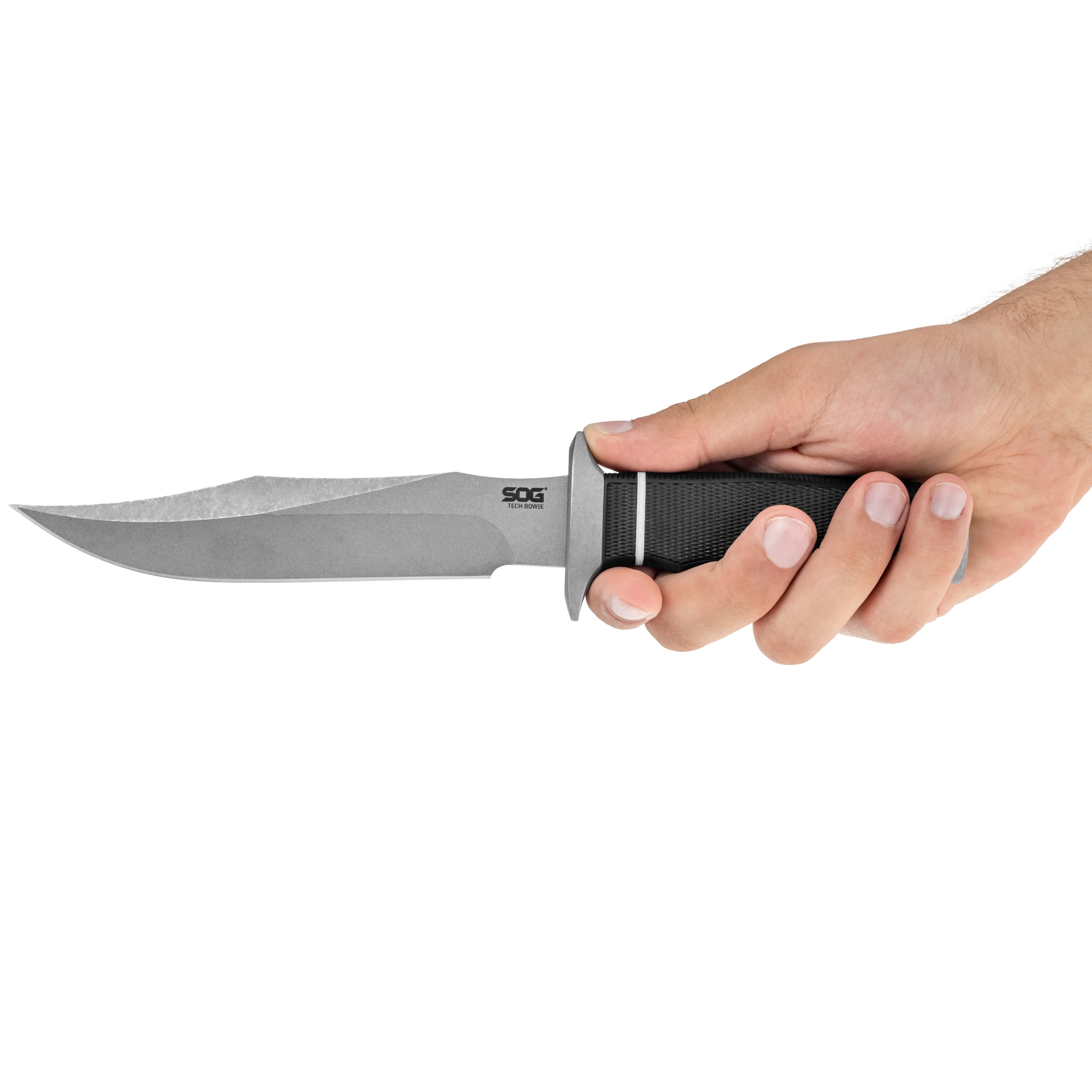 SOG Tech Bowie Knife - Stonewash