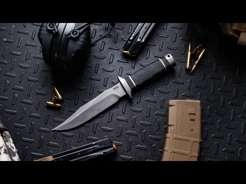 Nóż SOG Tech Bowie - Stonewash