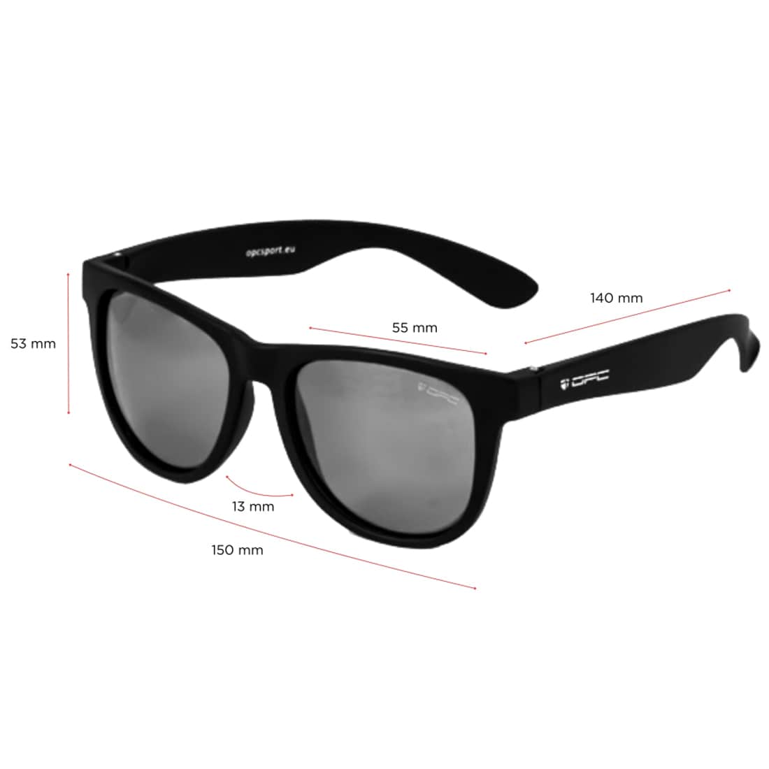 Сонцезахисні окуляри OPC Lifestyle Ibiza - Matt Black/ Green з поляризацією